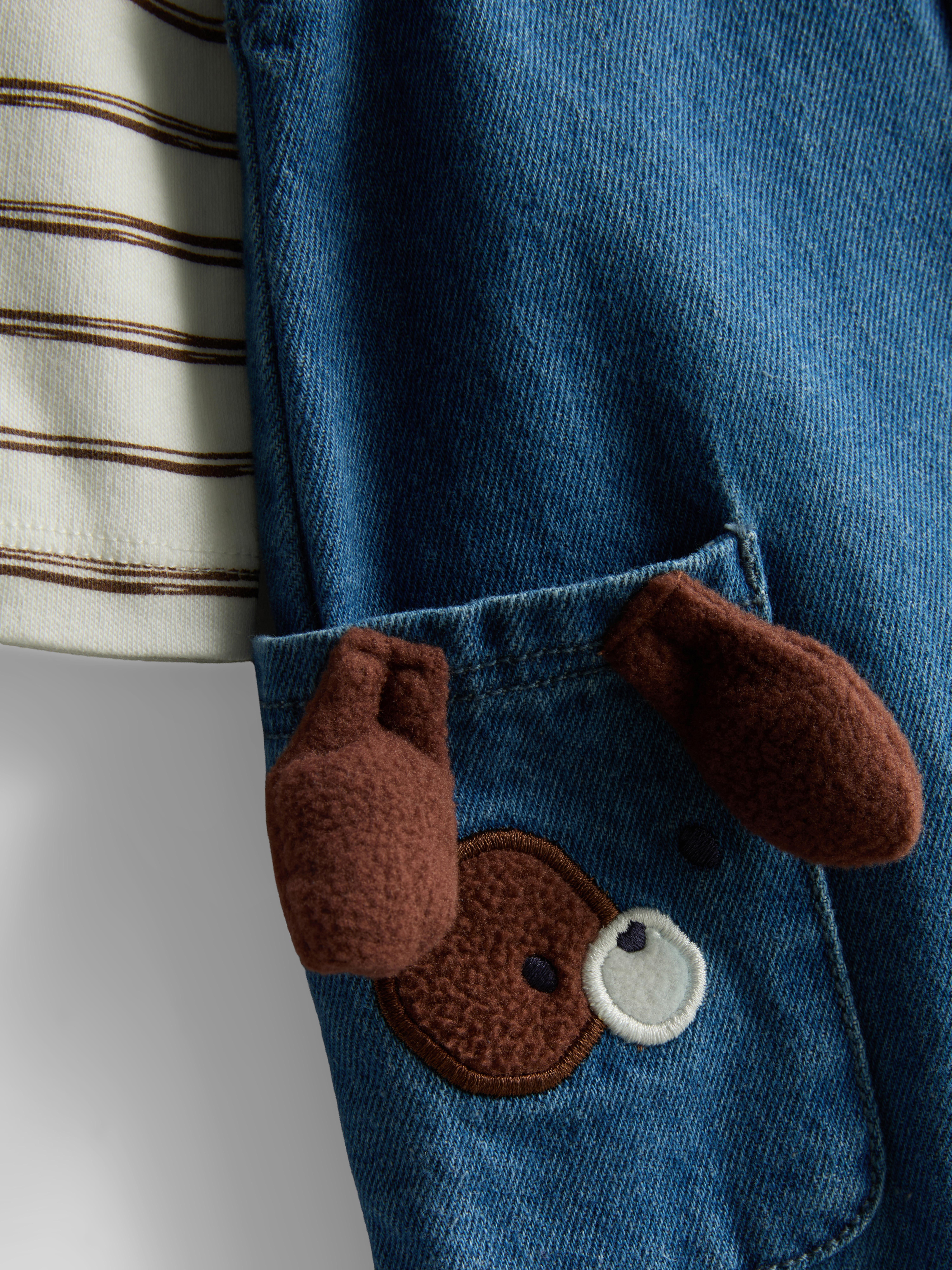 0-18mths | Onesie and Overalls Newborn Set
