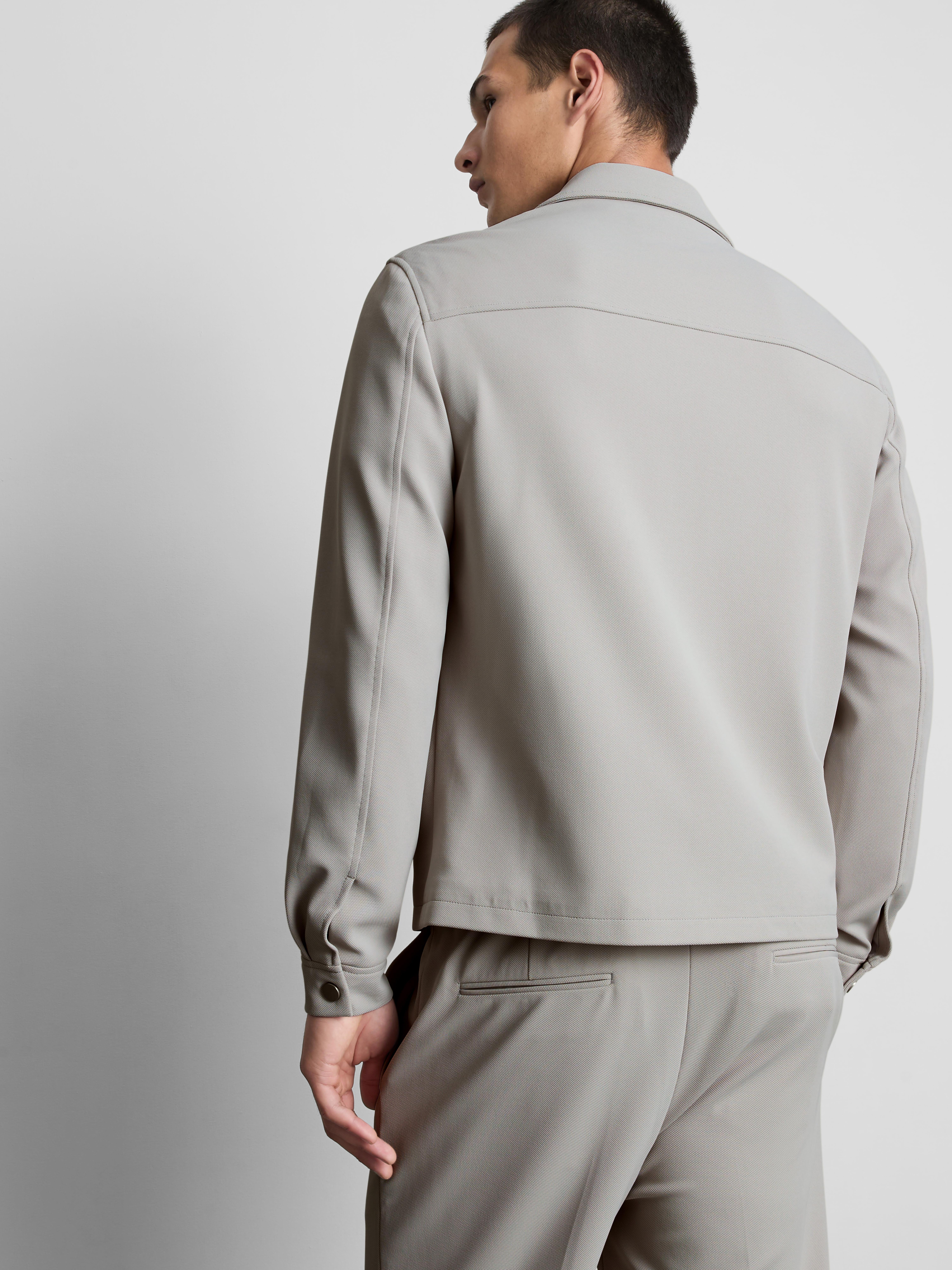 The Edit Regular Fit Collared Jacket