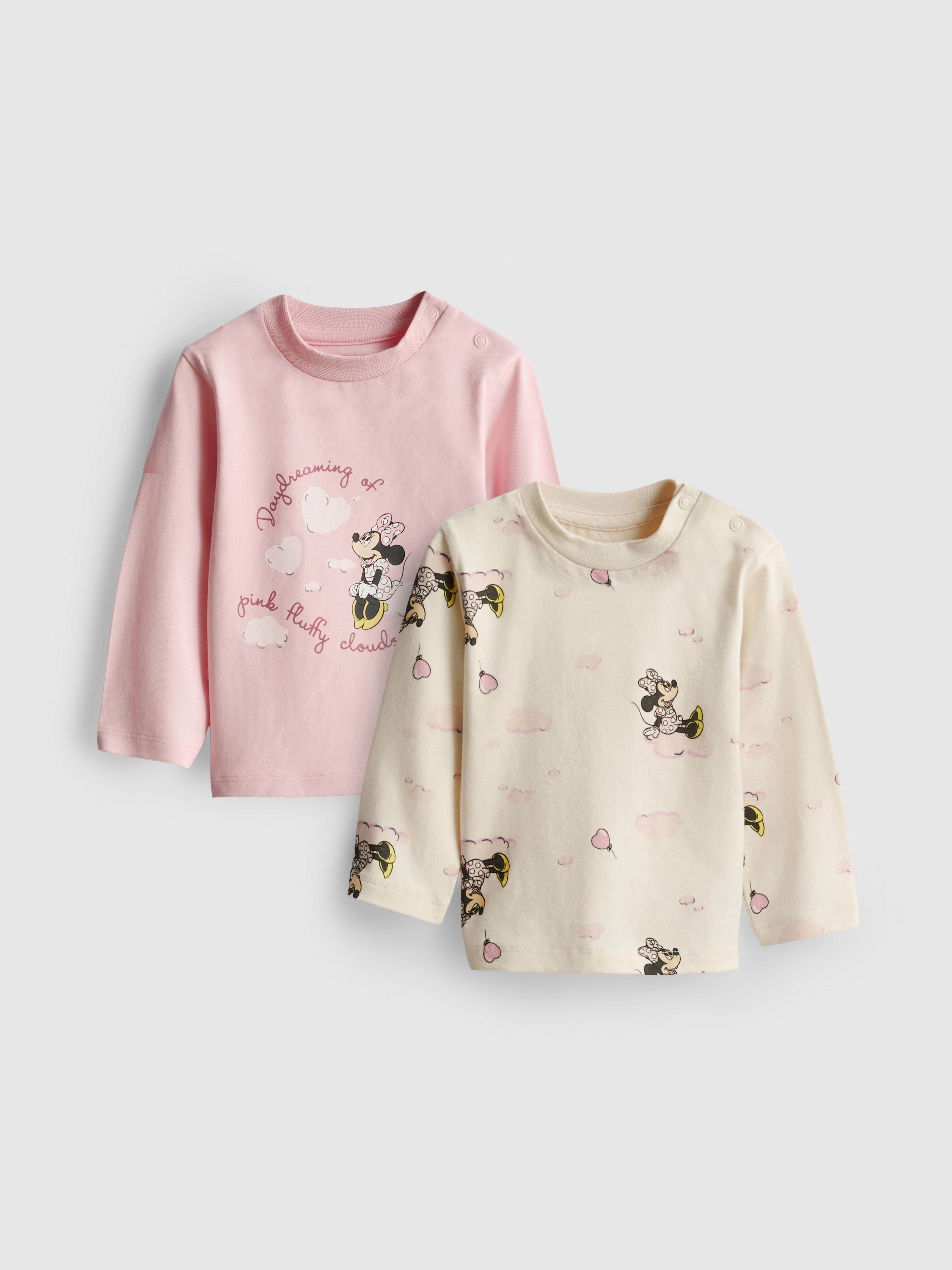 0-18 mnd | T-shirt met lange mouwen Disney, set van 2