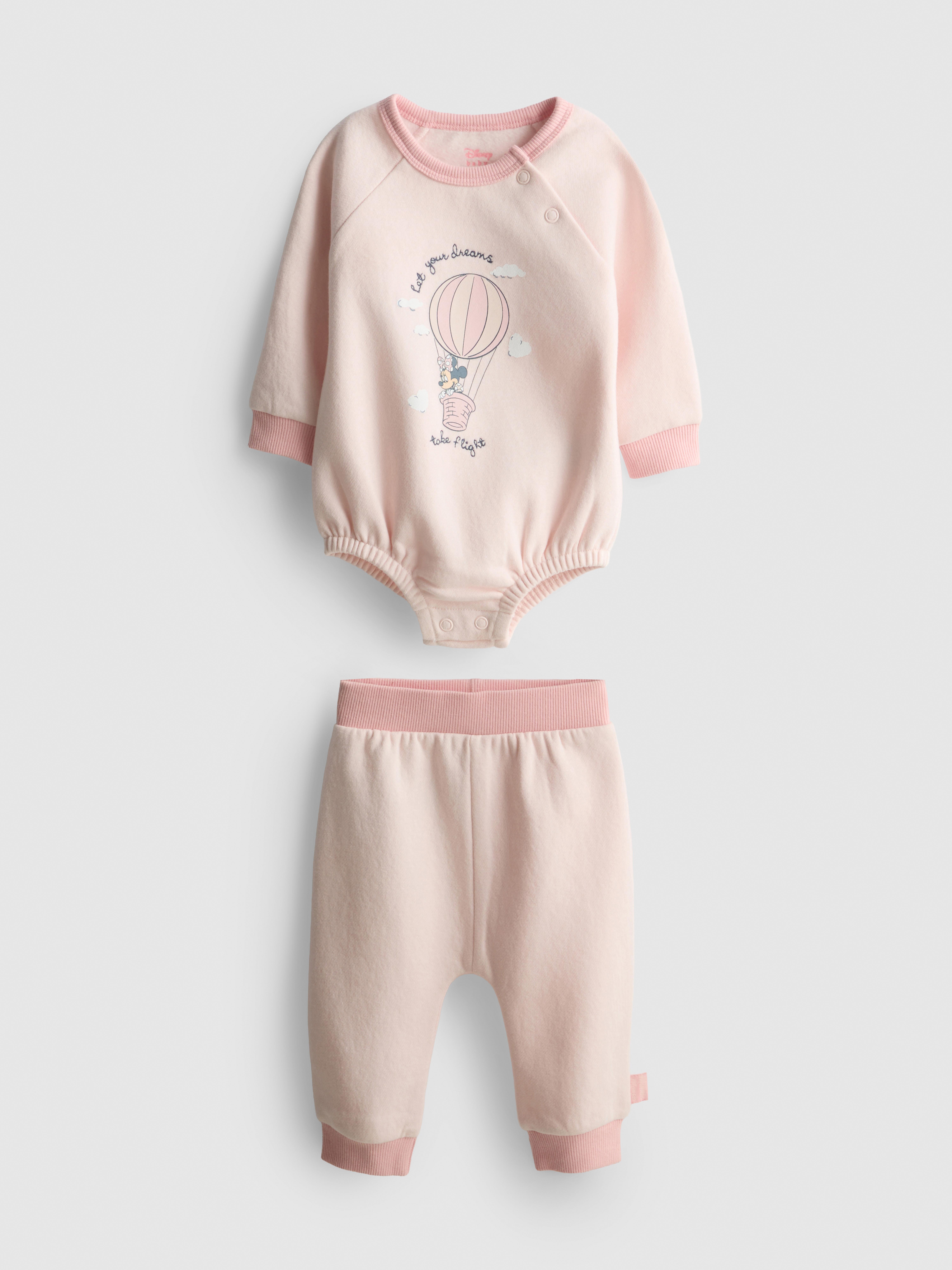 0-18mths | Disney’s Minnie Mouse Bodysuit and Leggings Newborn Set