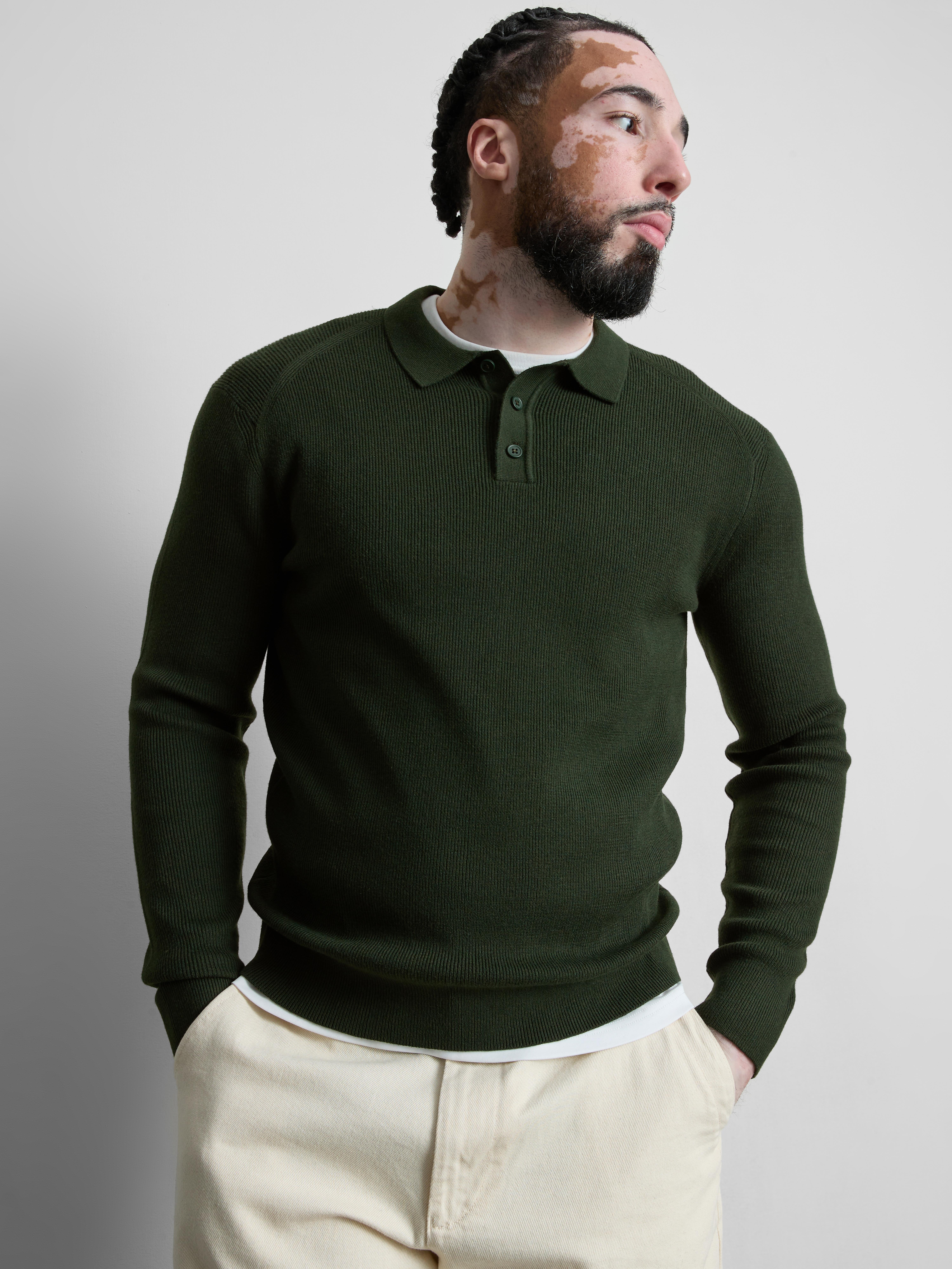 Knitted Polo Shirt