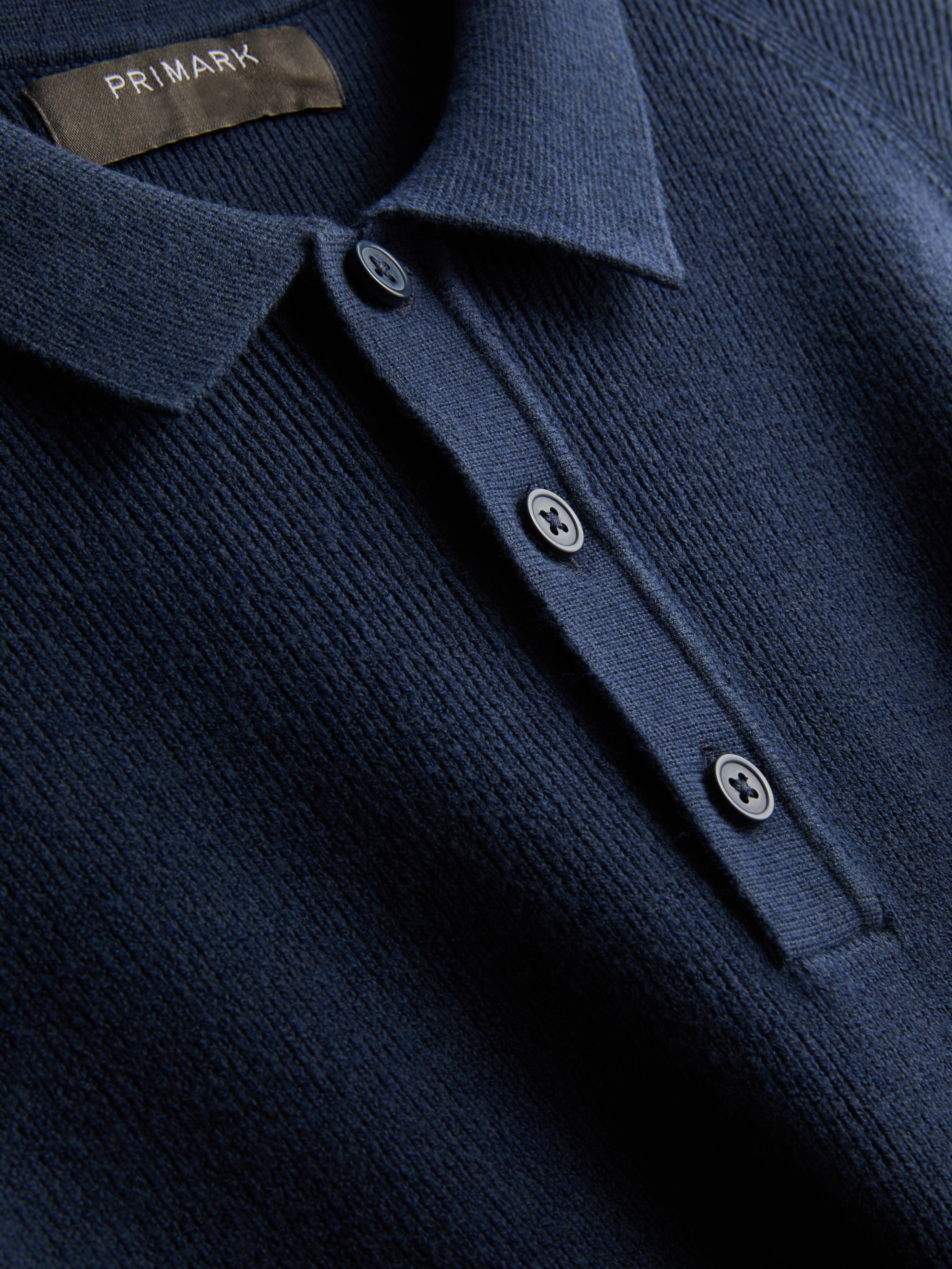 Polo lavorata a maglia