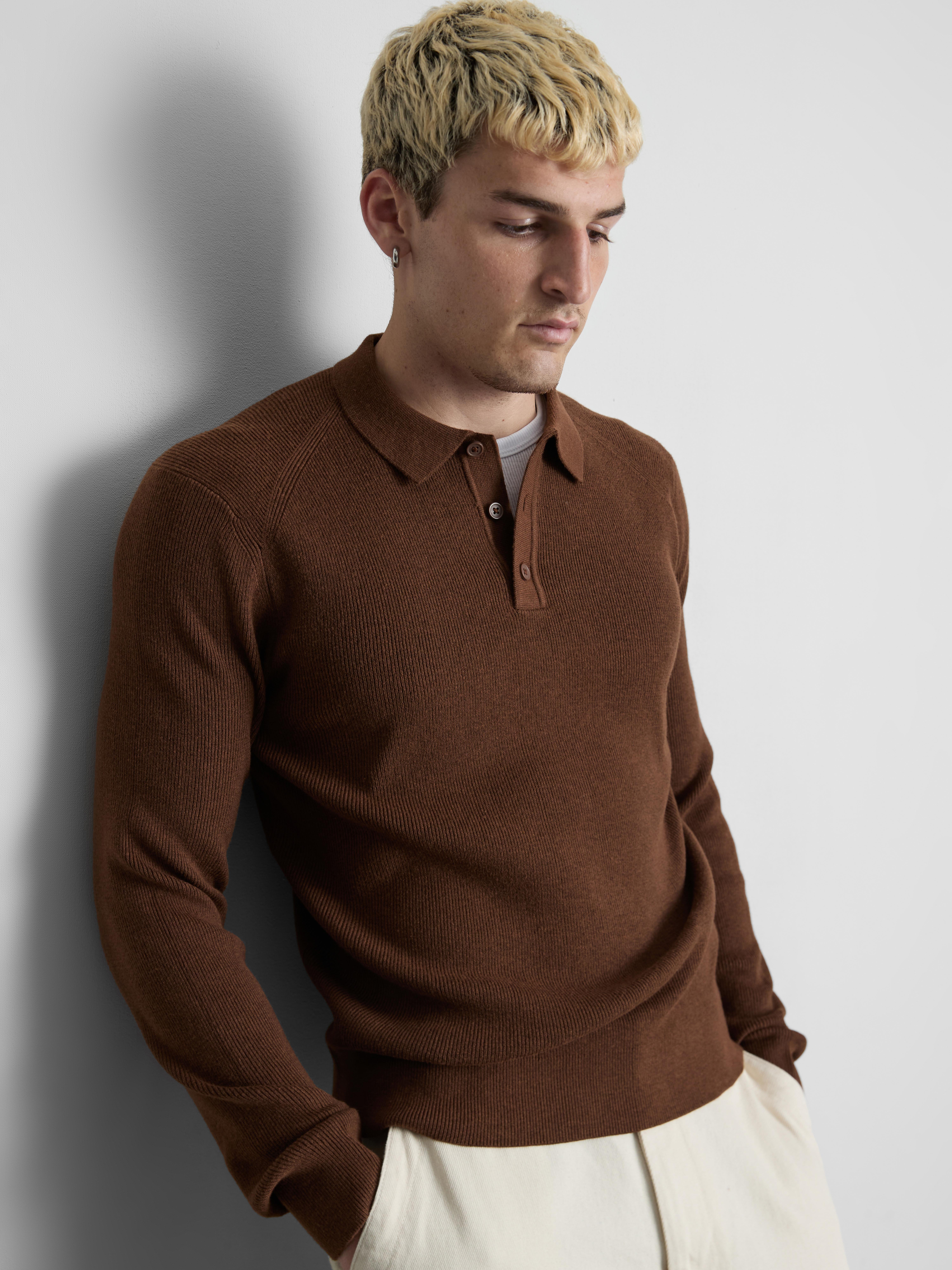 Gebreid poloshirt