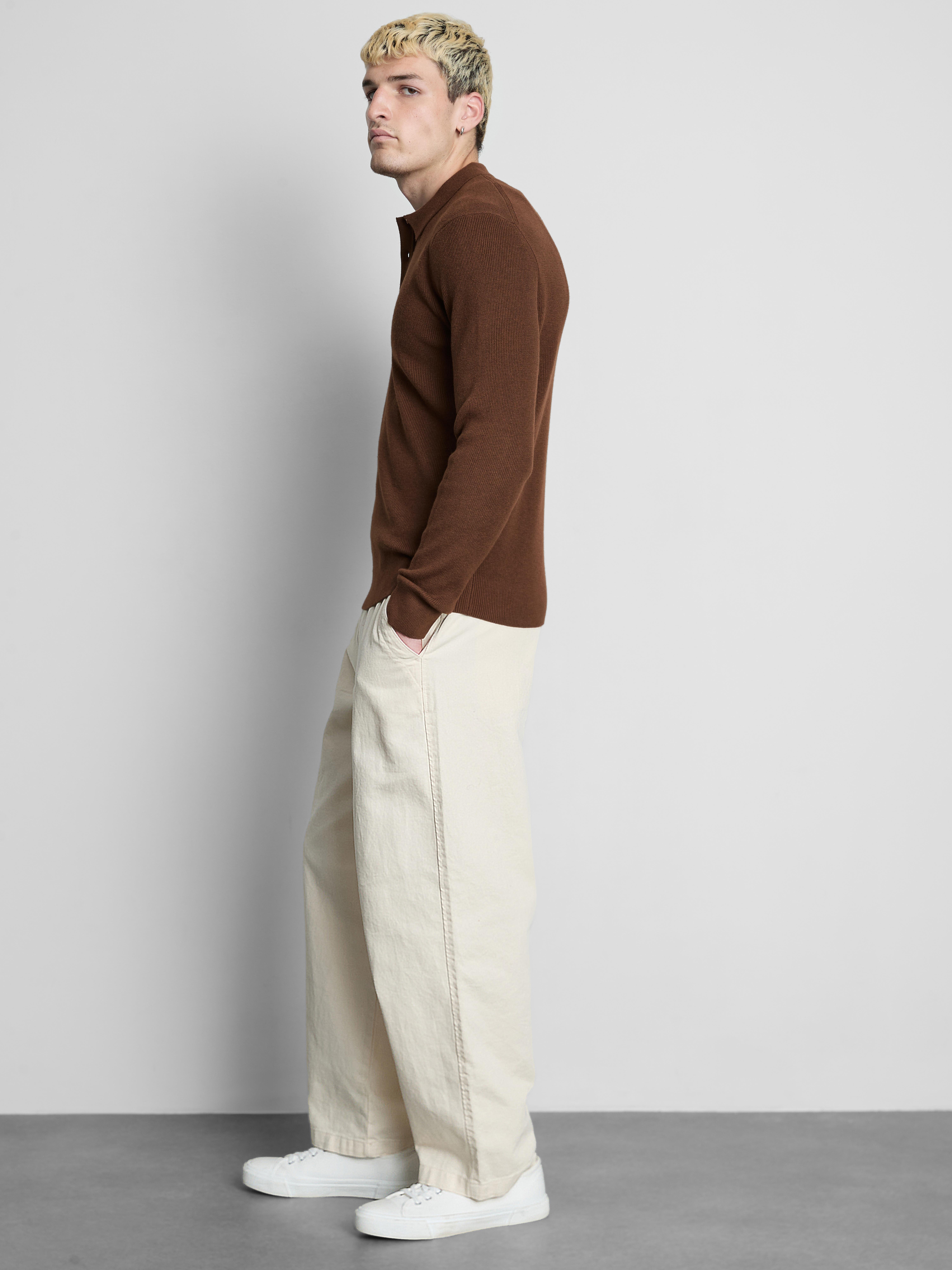 Gebreid poloshirt