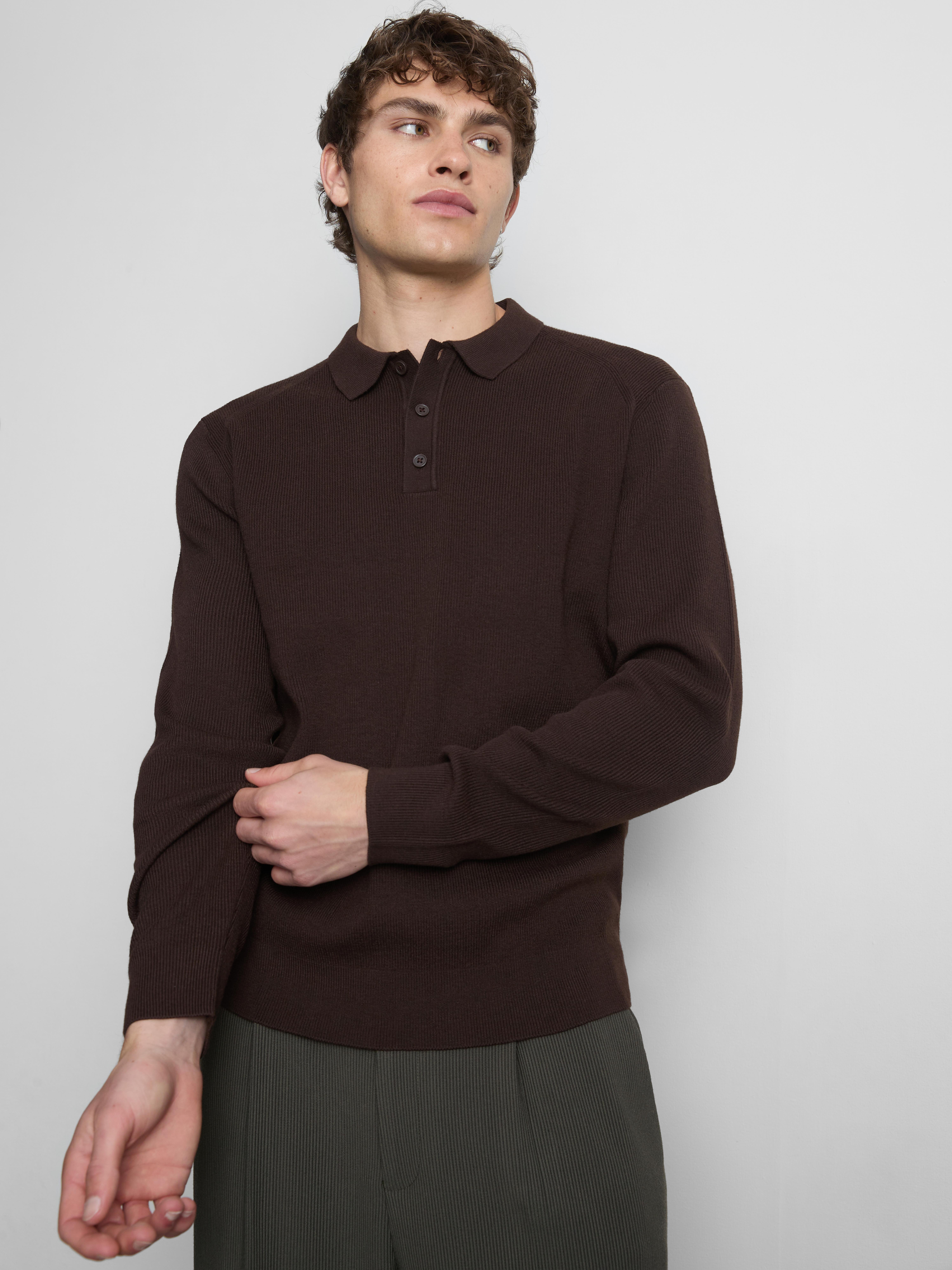 Gebreid poloshirt