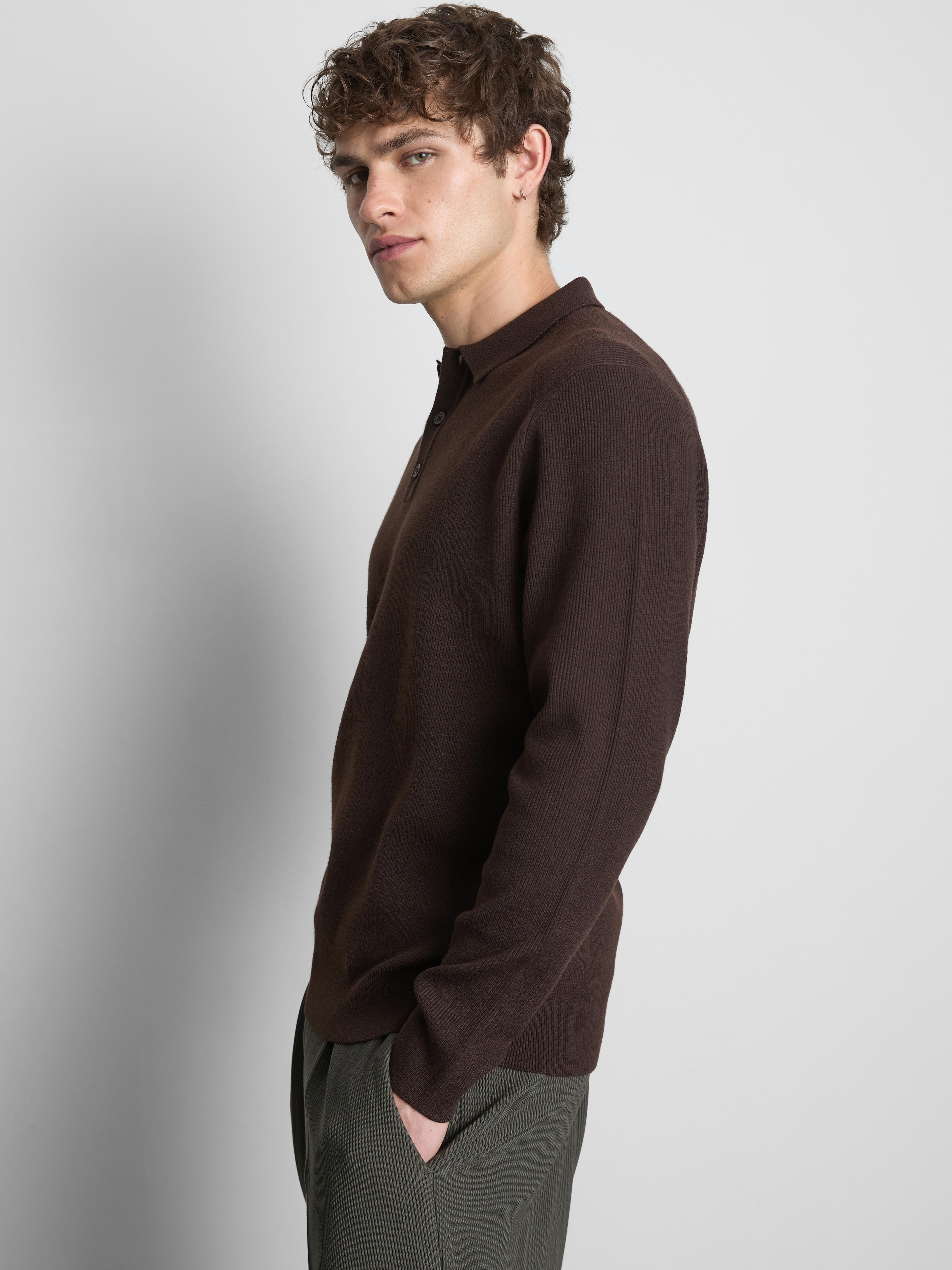 Gebreid poloshirt