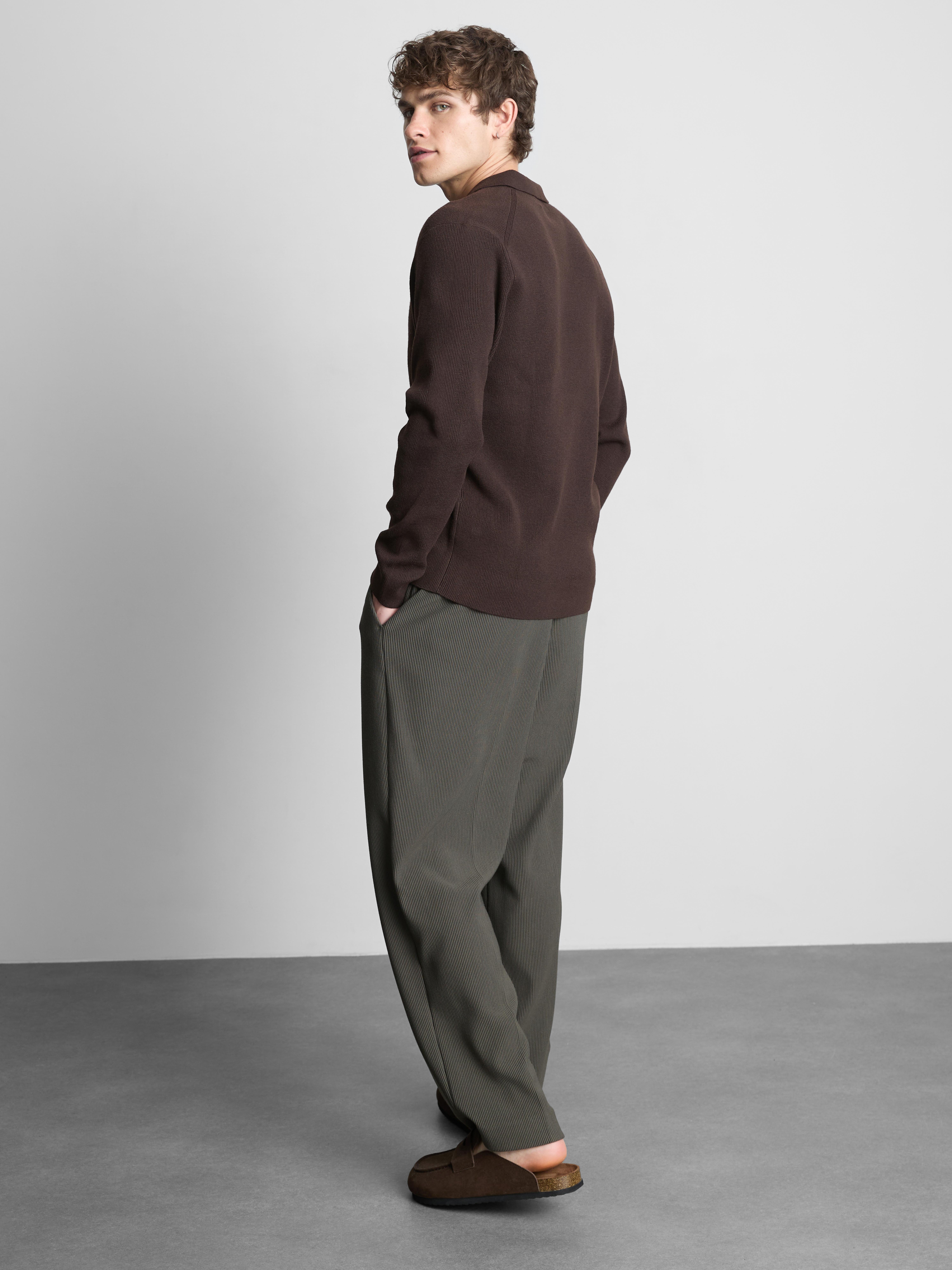 Gebreid poloshirt