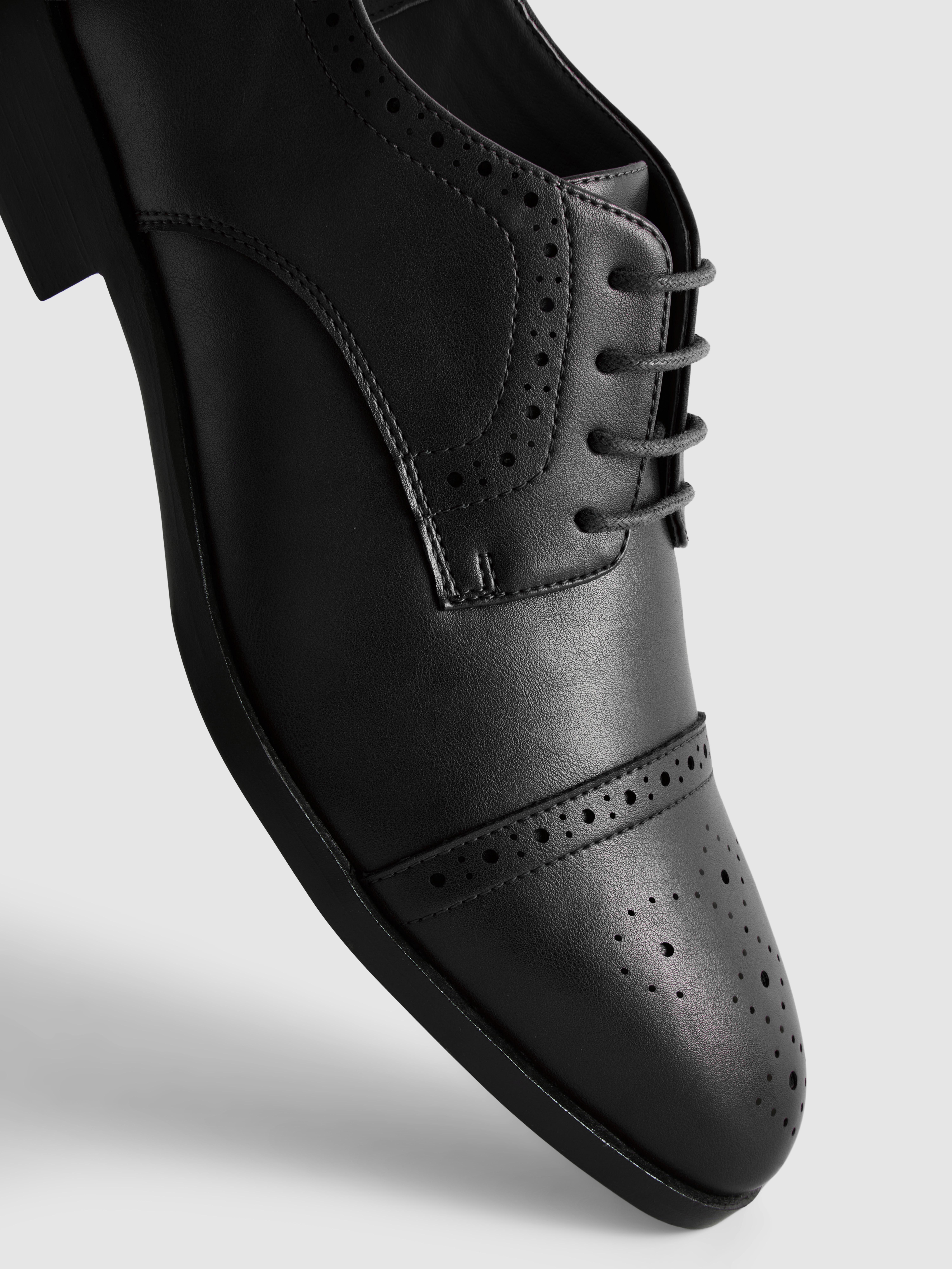 Brogue Lace-Up Oxfords