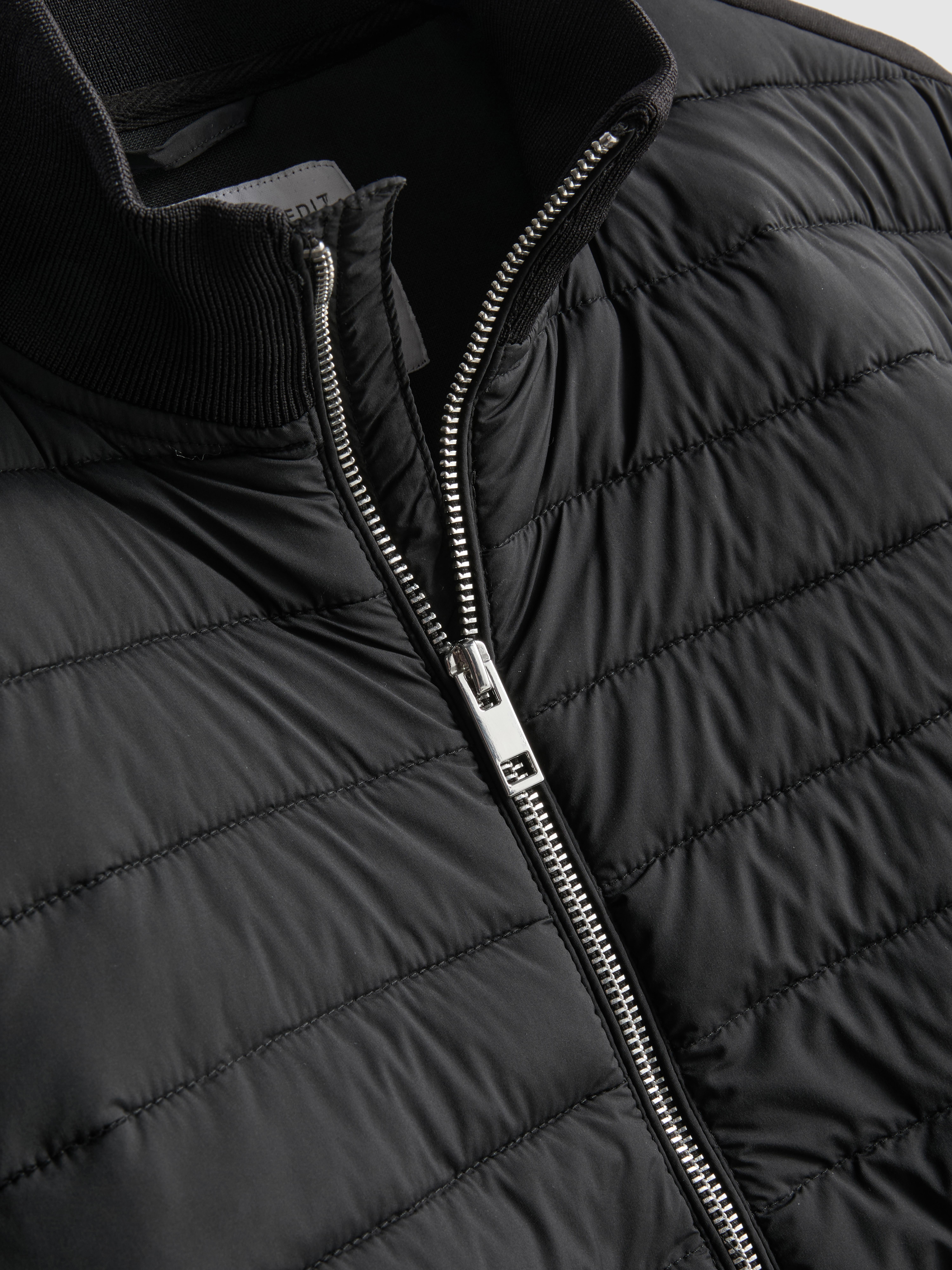 The Edit Quilted Panel Jacket