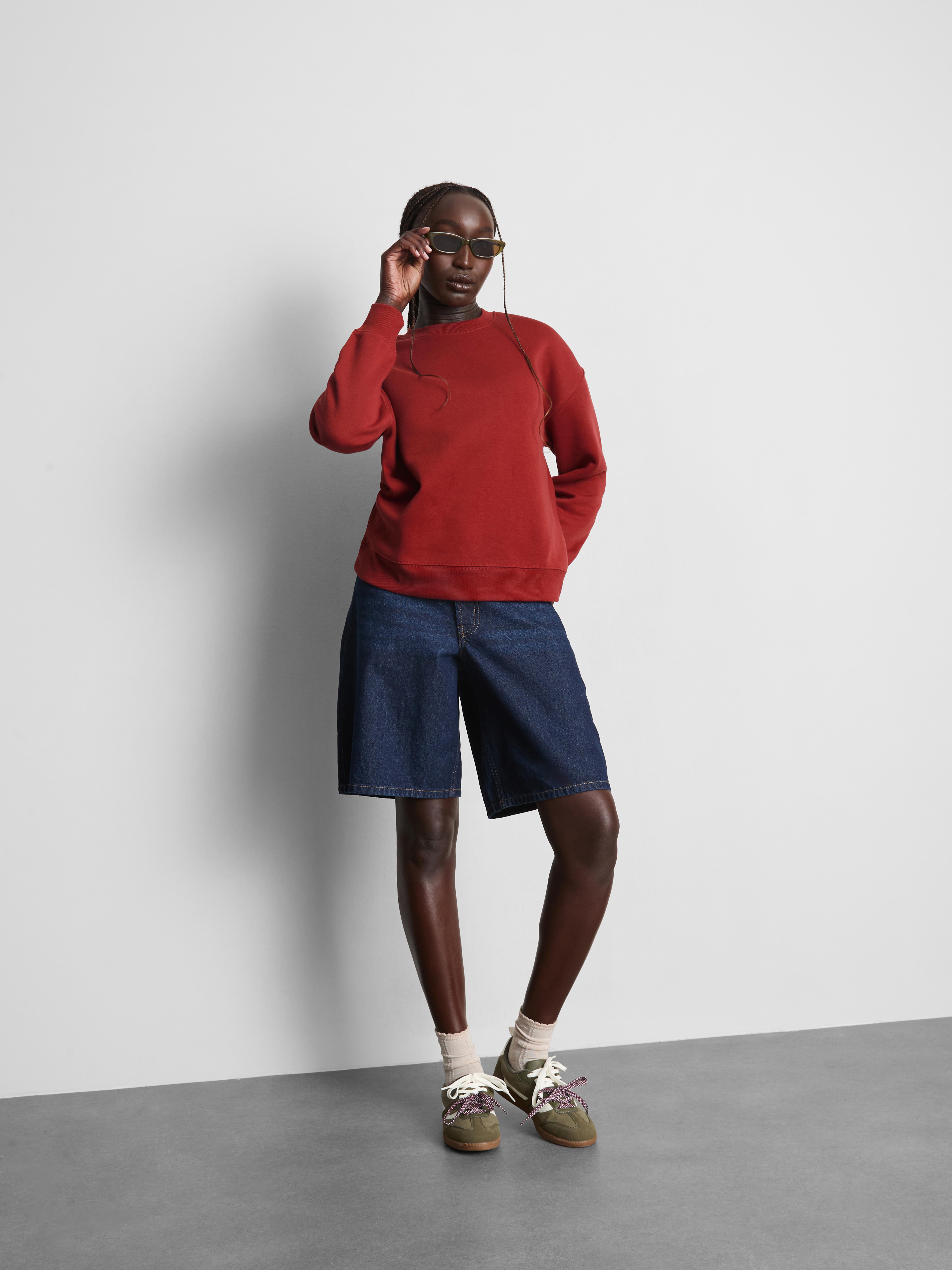 Essential Cotton Blend Sweatshirt