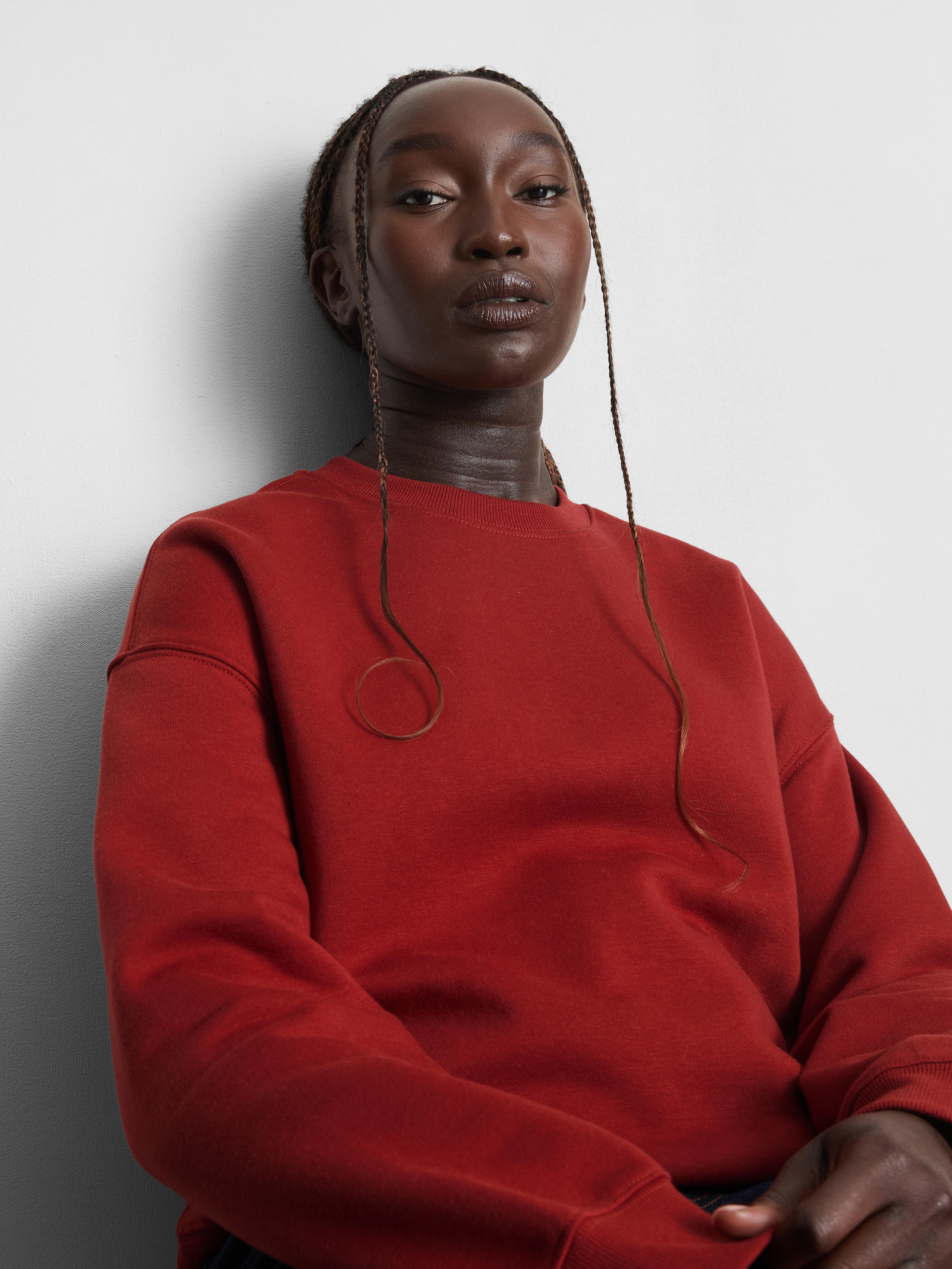 Essential Cotton Blend Sweatshirt