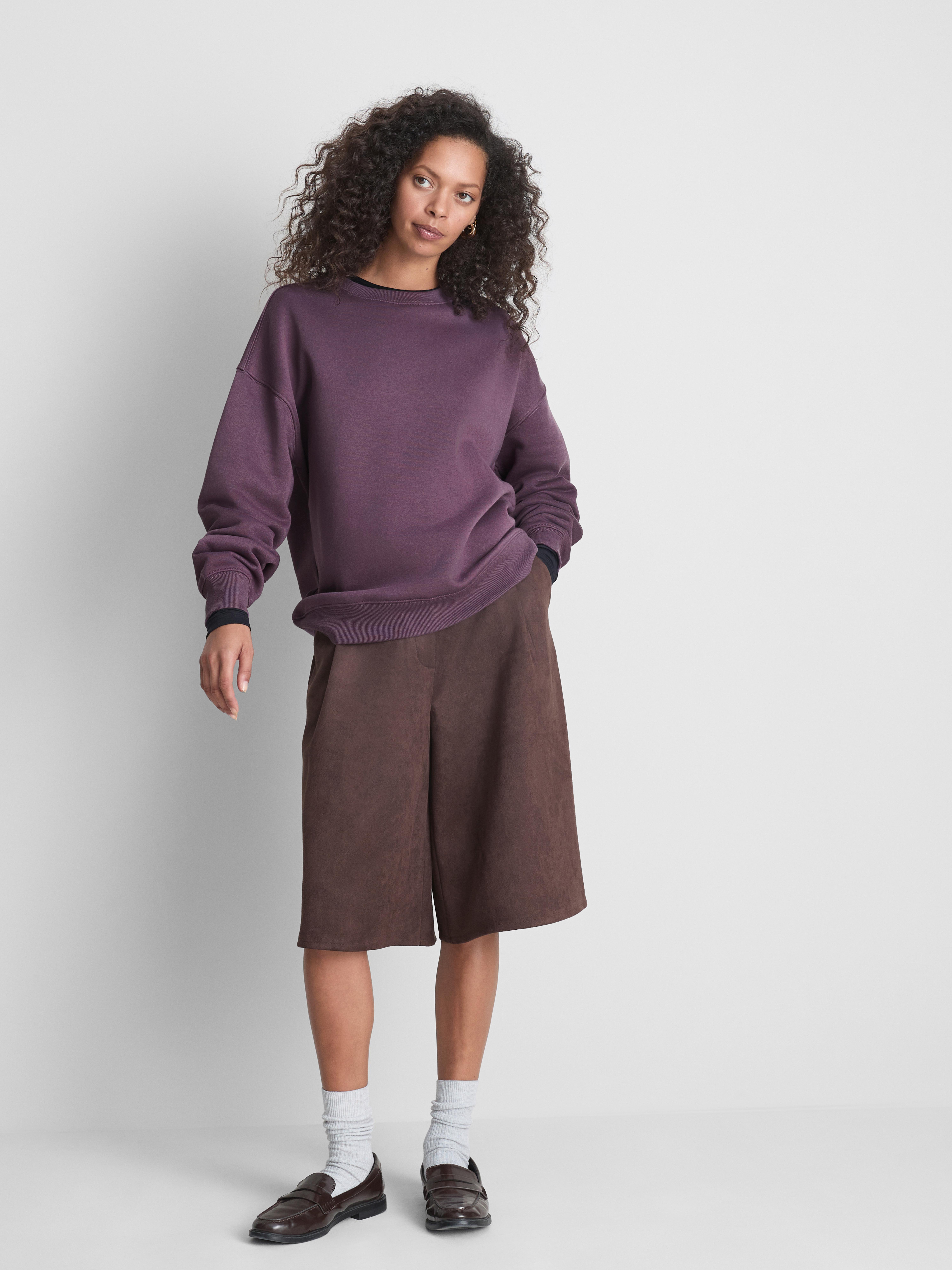 Camisola básica mistura algodão