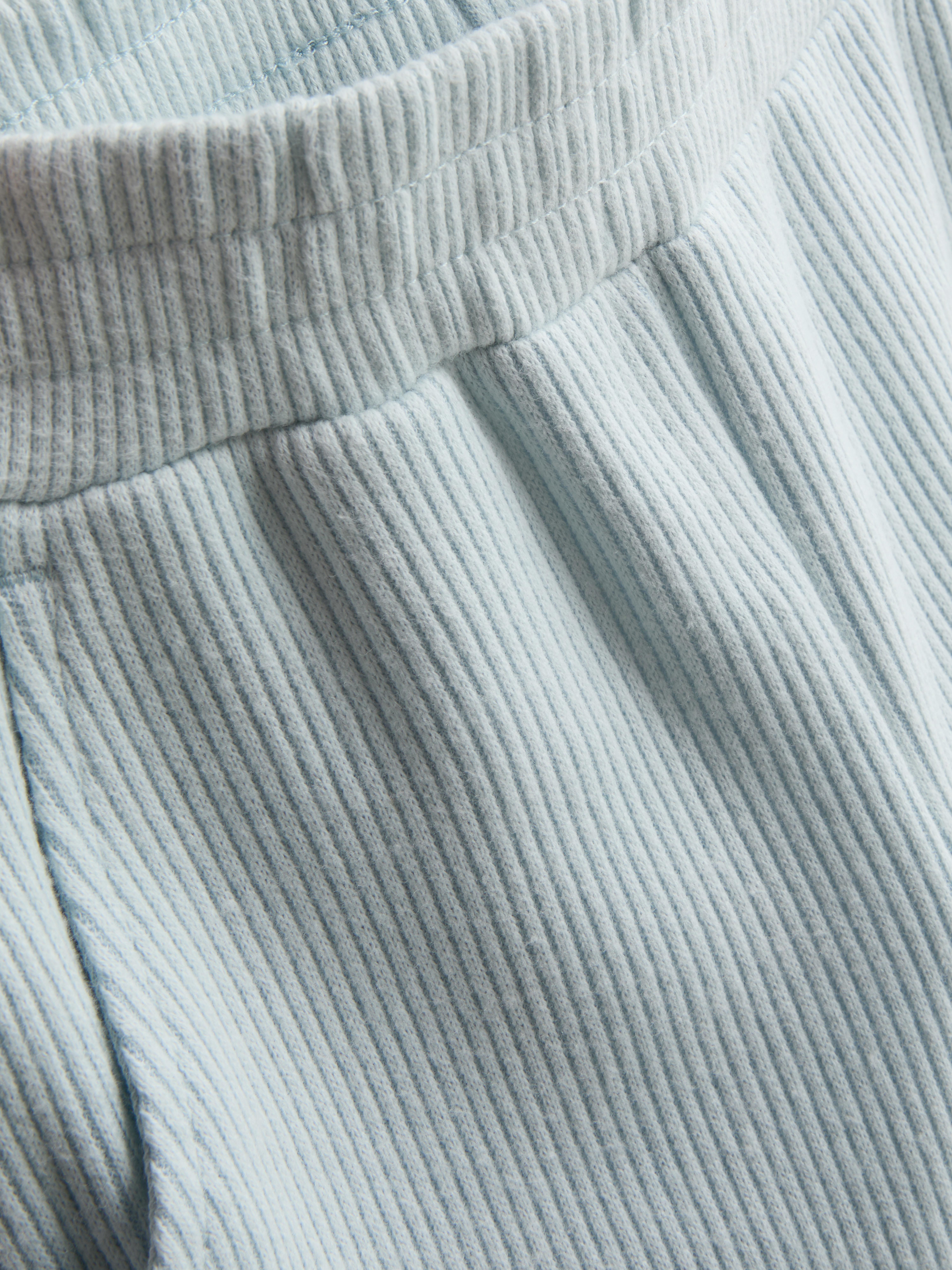 1-9yrs | Ribbed Ruffle Sweatshirt and Joggers Set