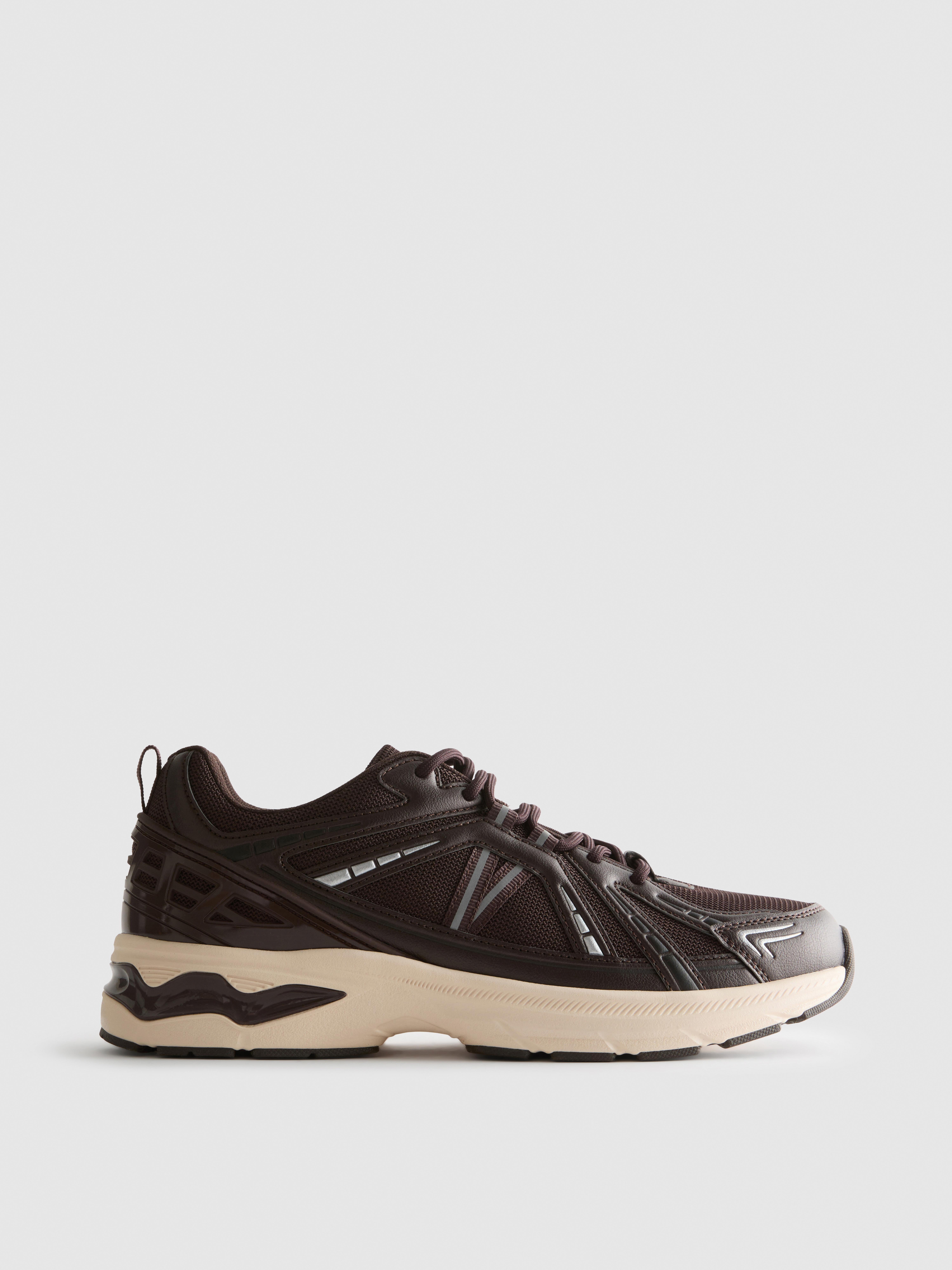 Retro Multi-Panel Sneakers