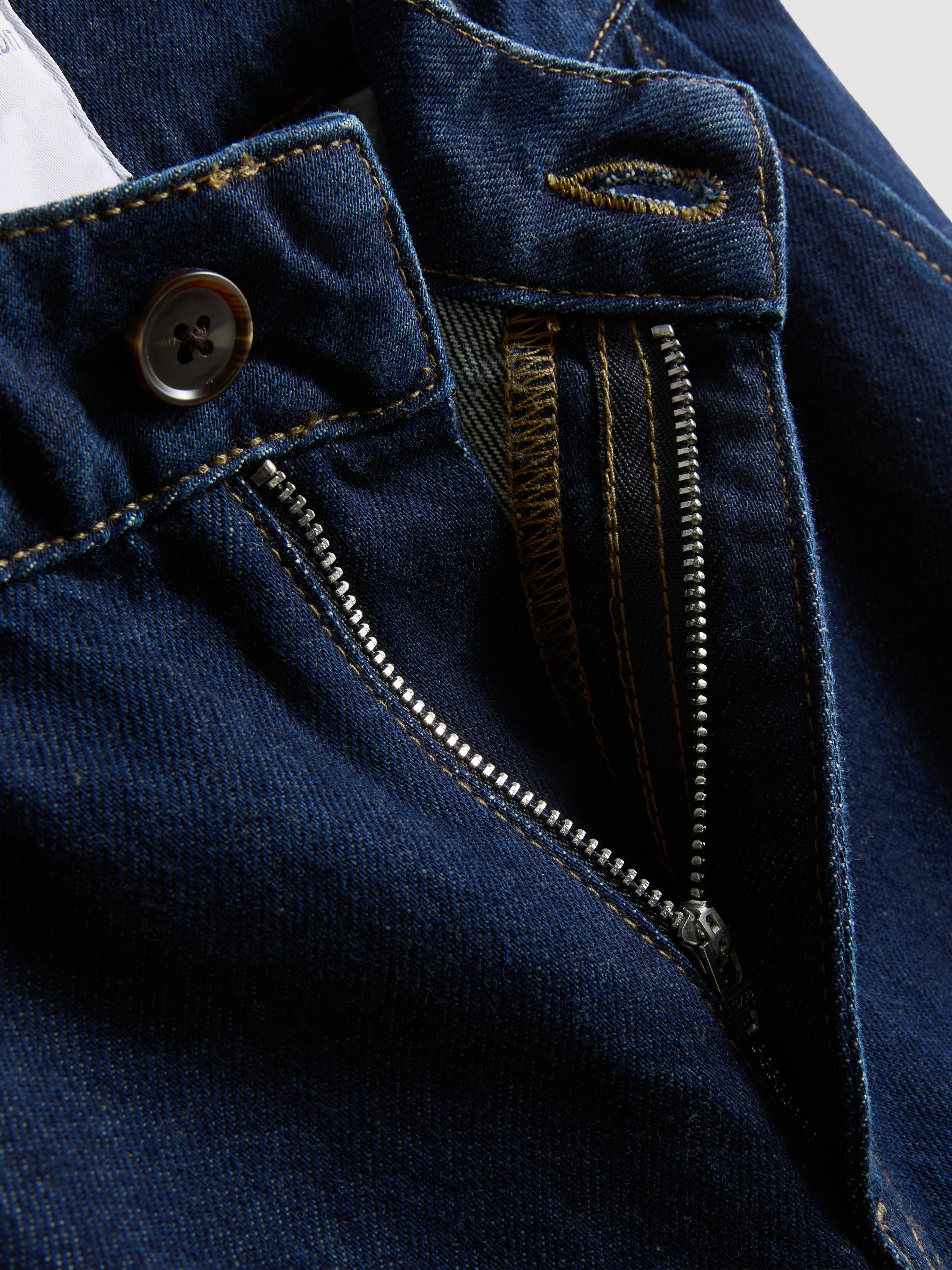 The Edit Cotton Denim Barrel-Leg Jeans