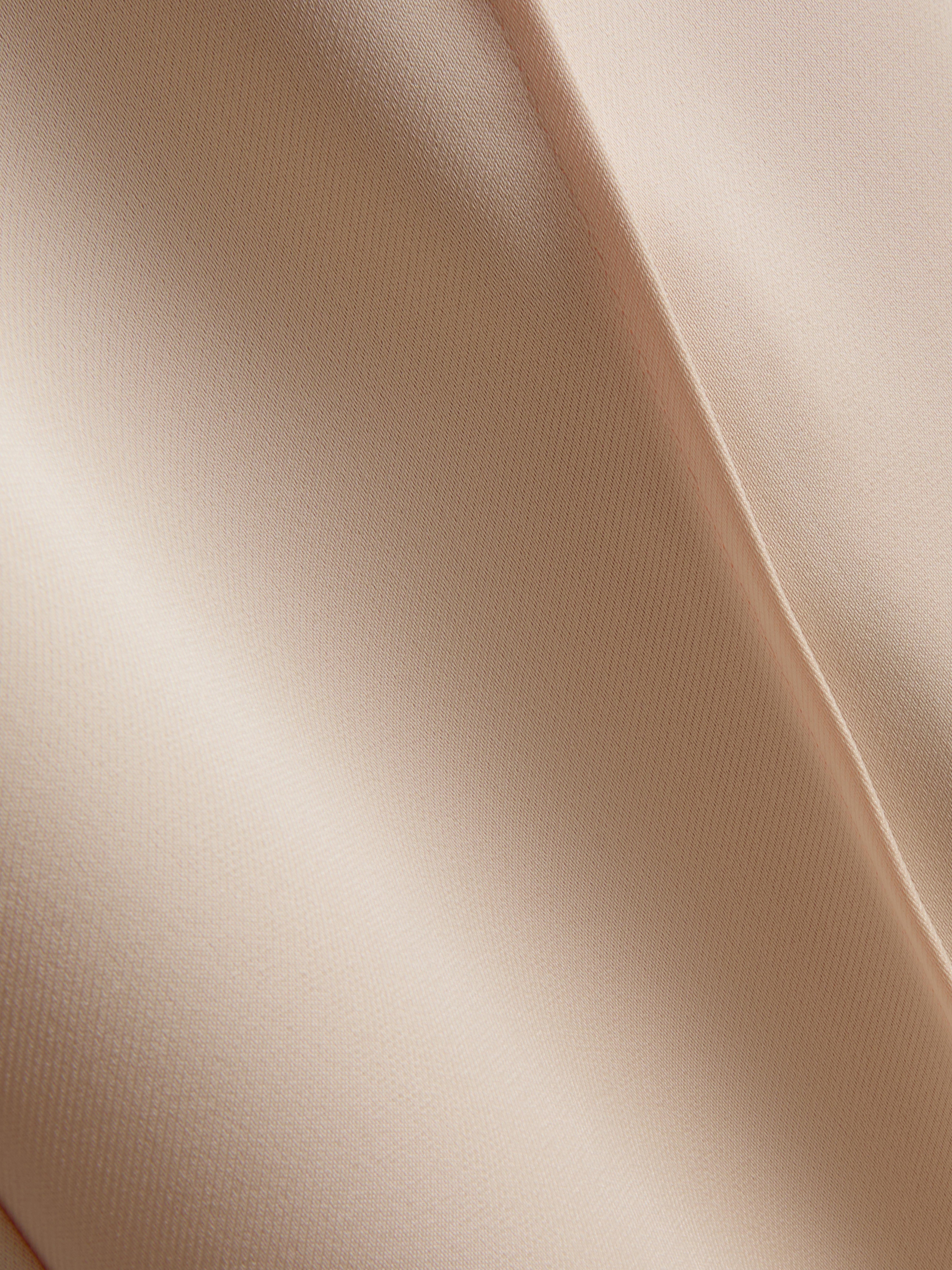 The Edit Satin Straight Leg Pants