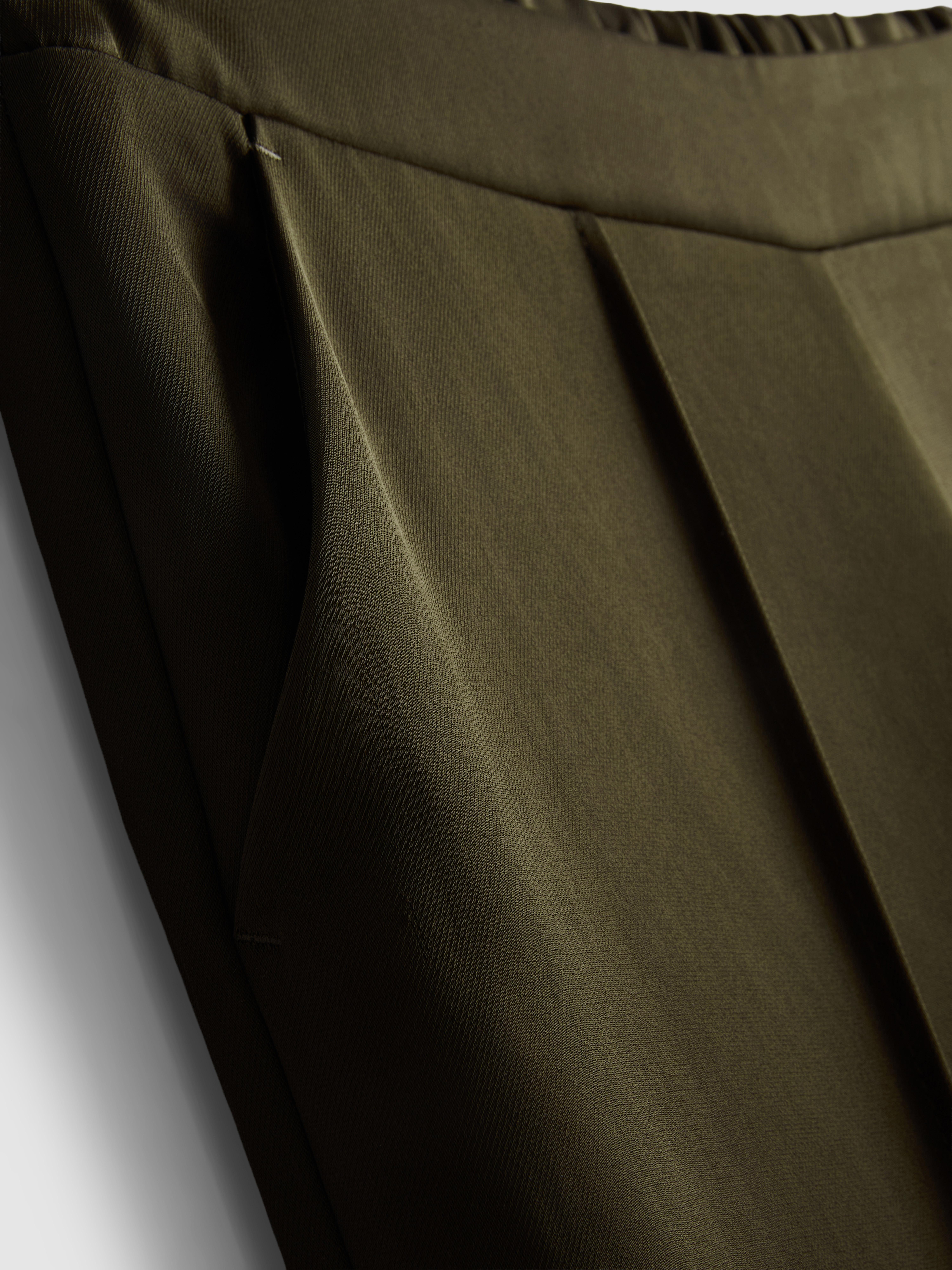 The Edit Satin Straight Leg Pants