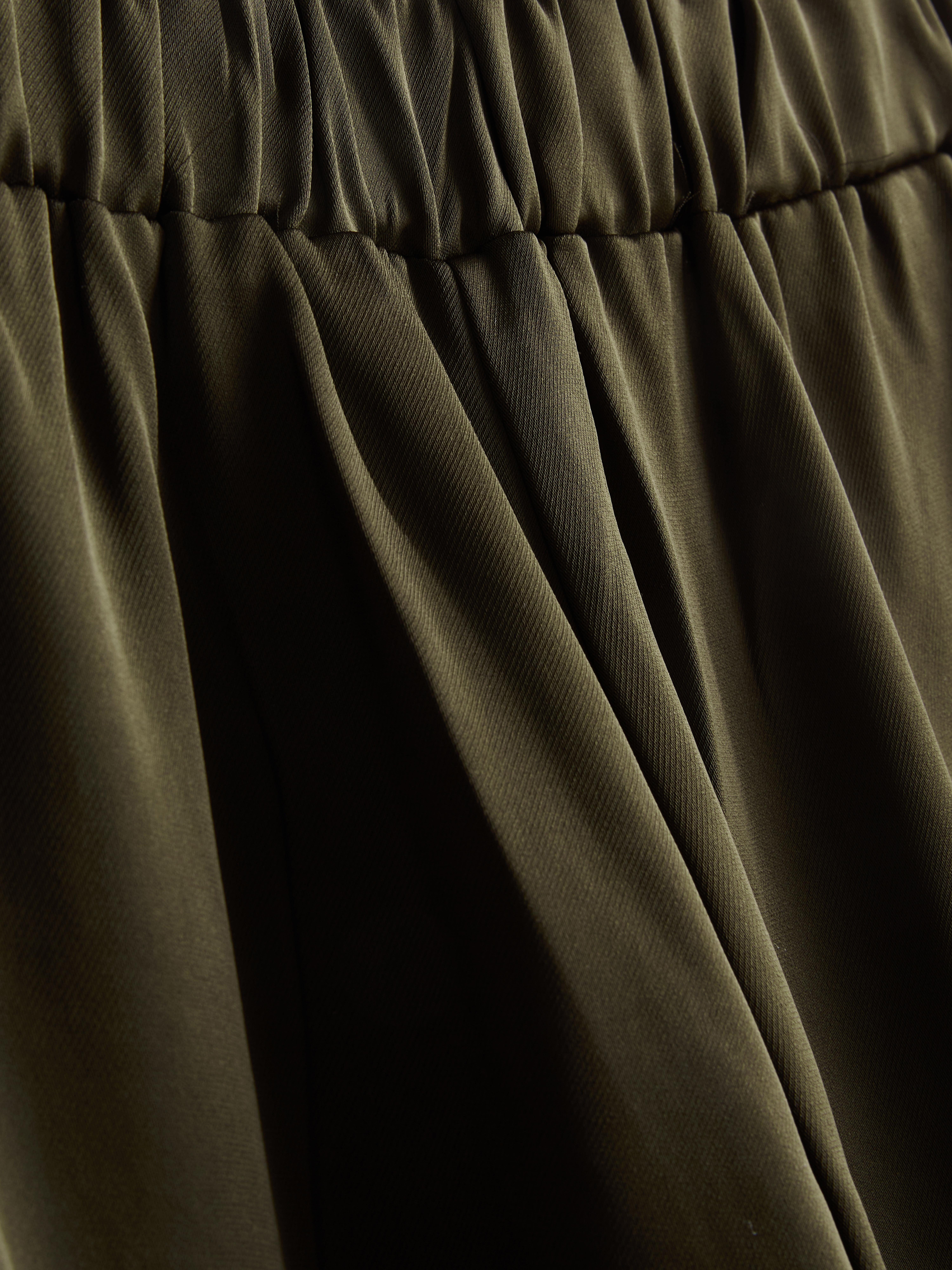 The Edit Satin Straight Leg Pants