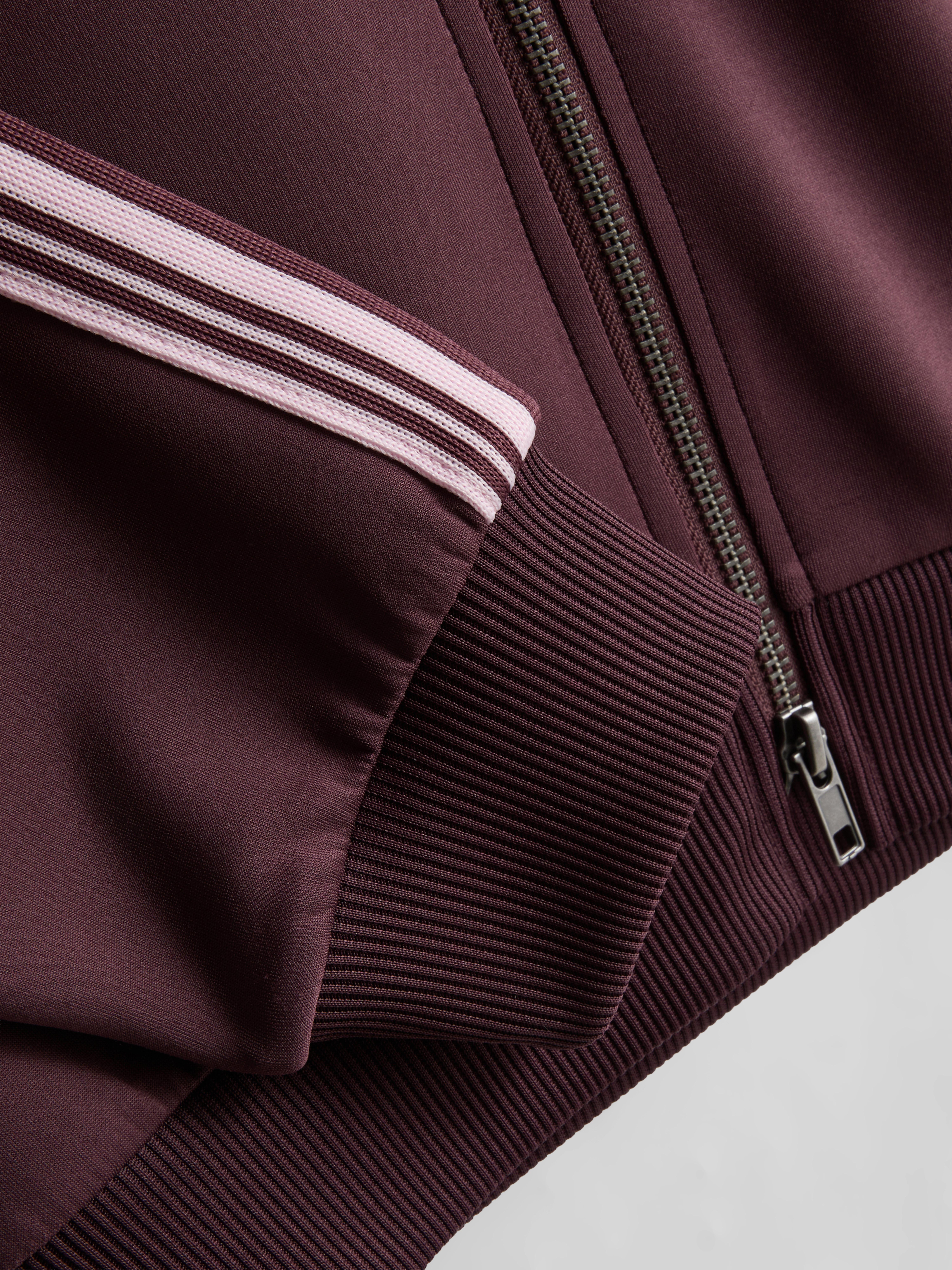 7-15yrs | Side Stripe Zip-Up Sweatshirt