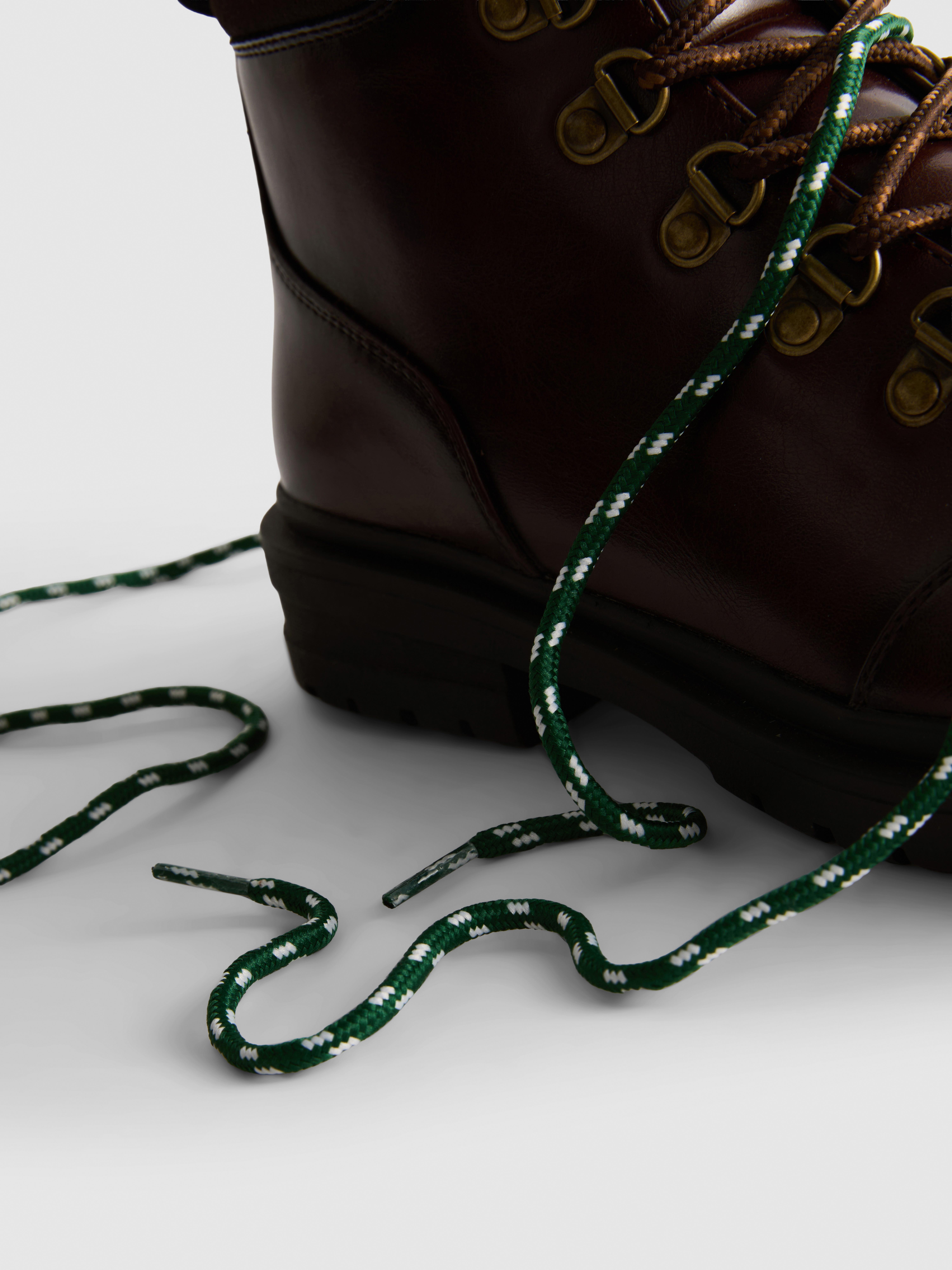 Lace-Up Hiking Boots