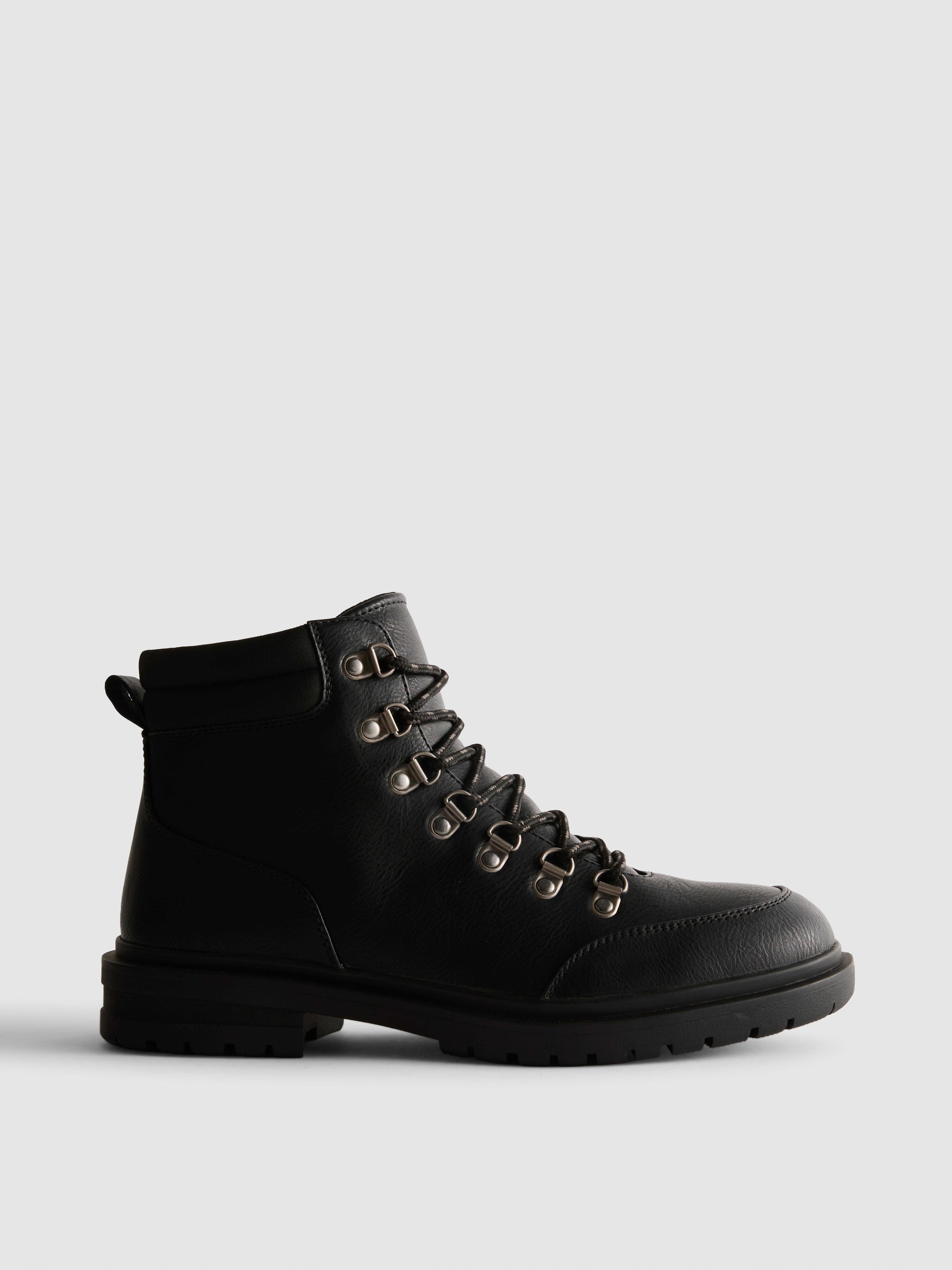 Lace-Up Hiking Boots