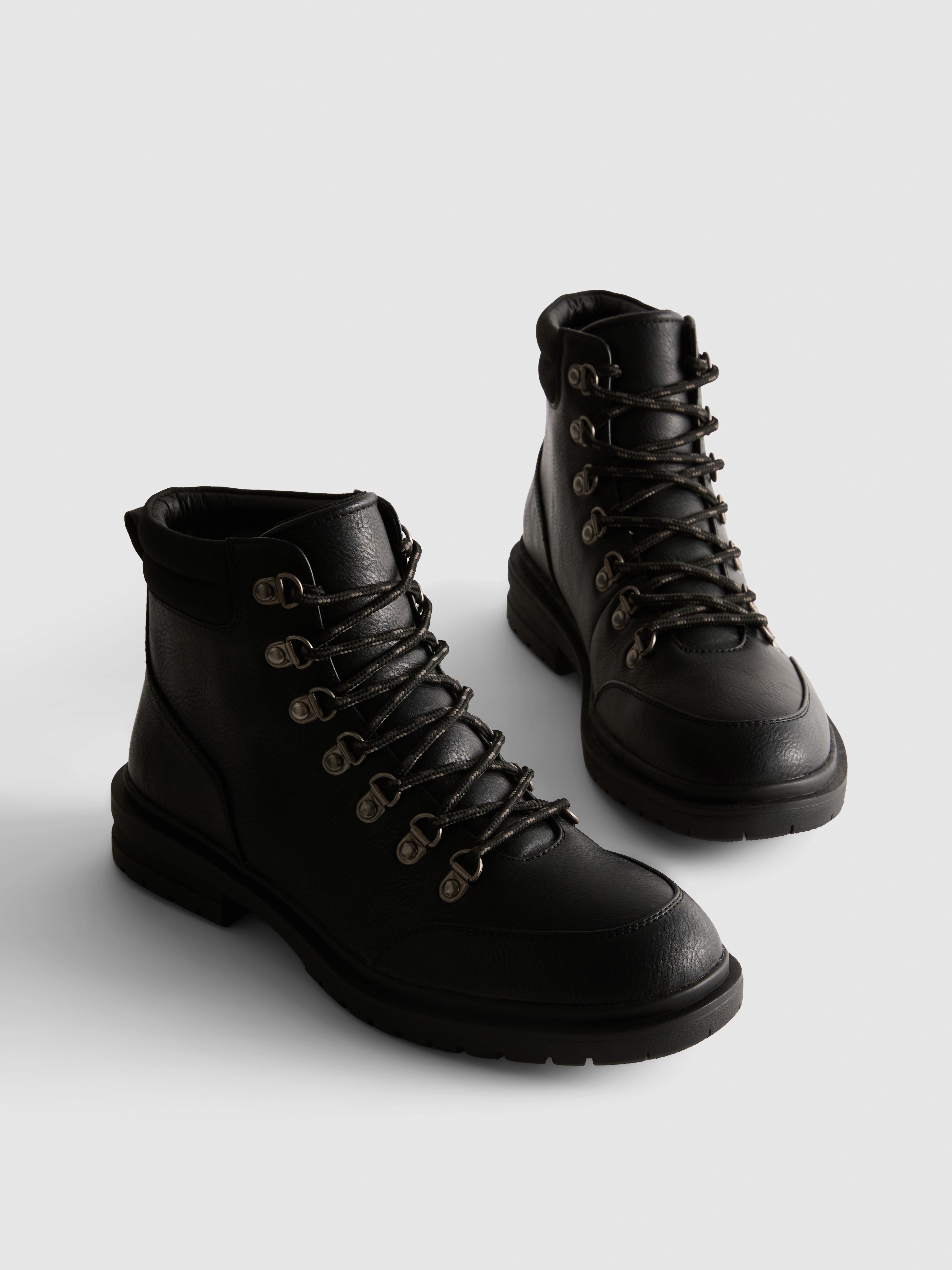 Lace-Up Hiking Boots