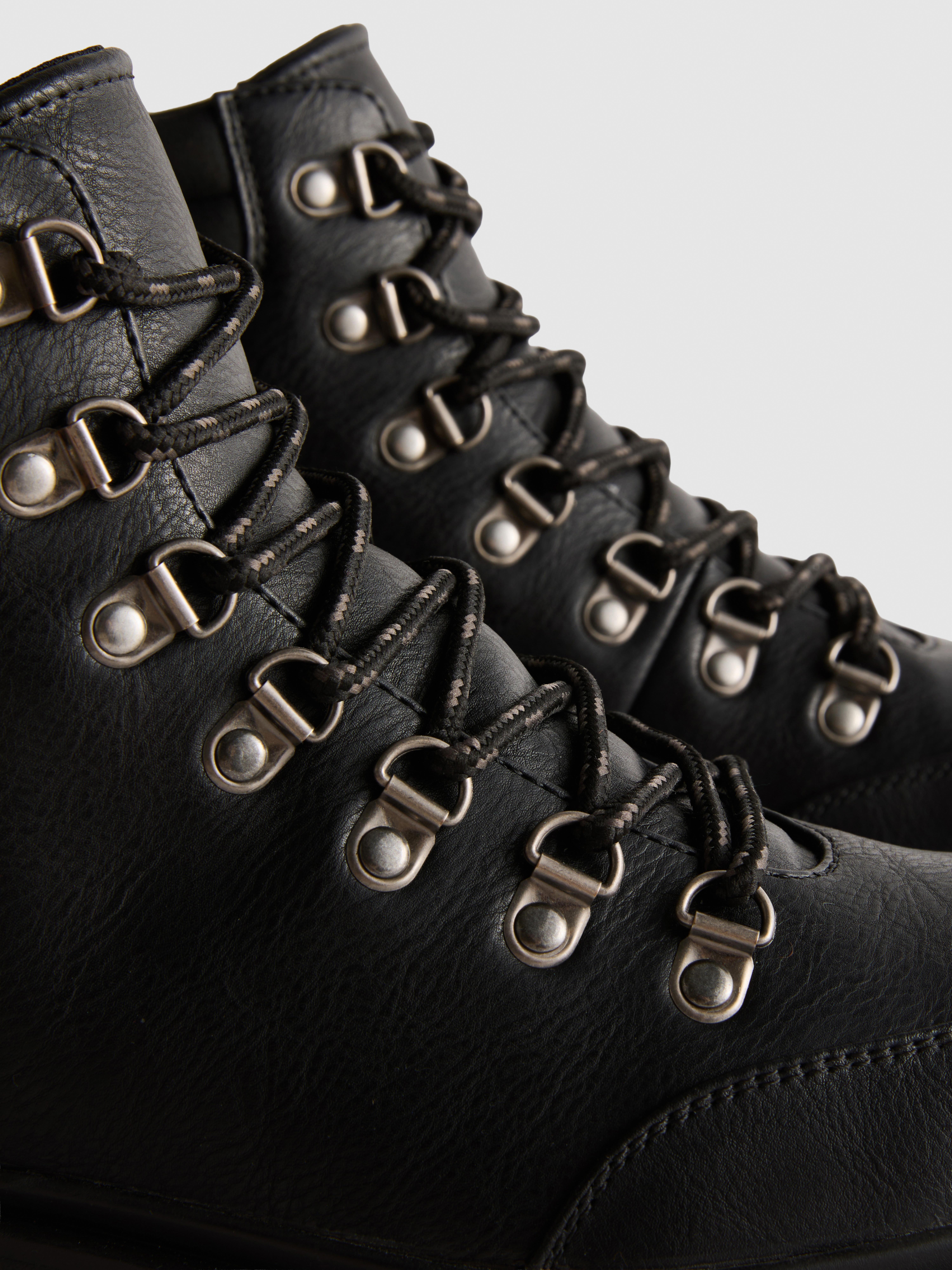 Lace-Up Hiking Boots