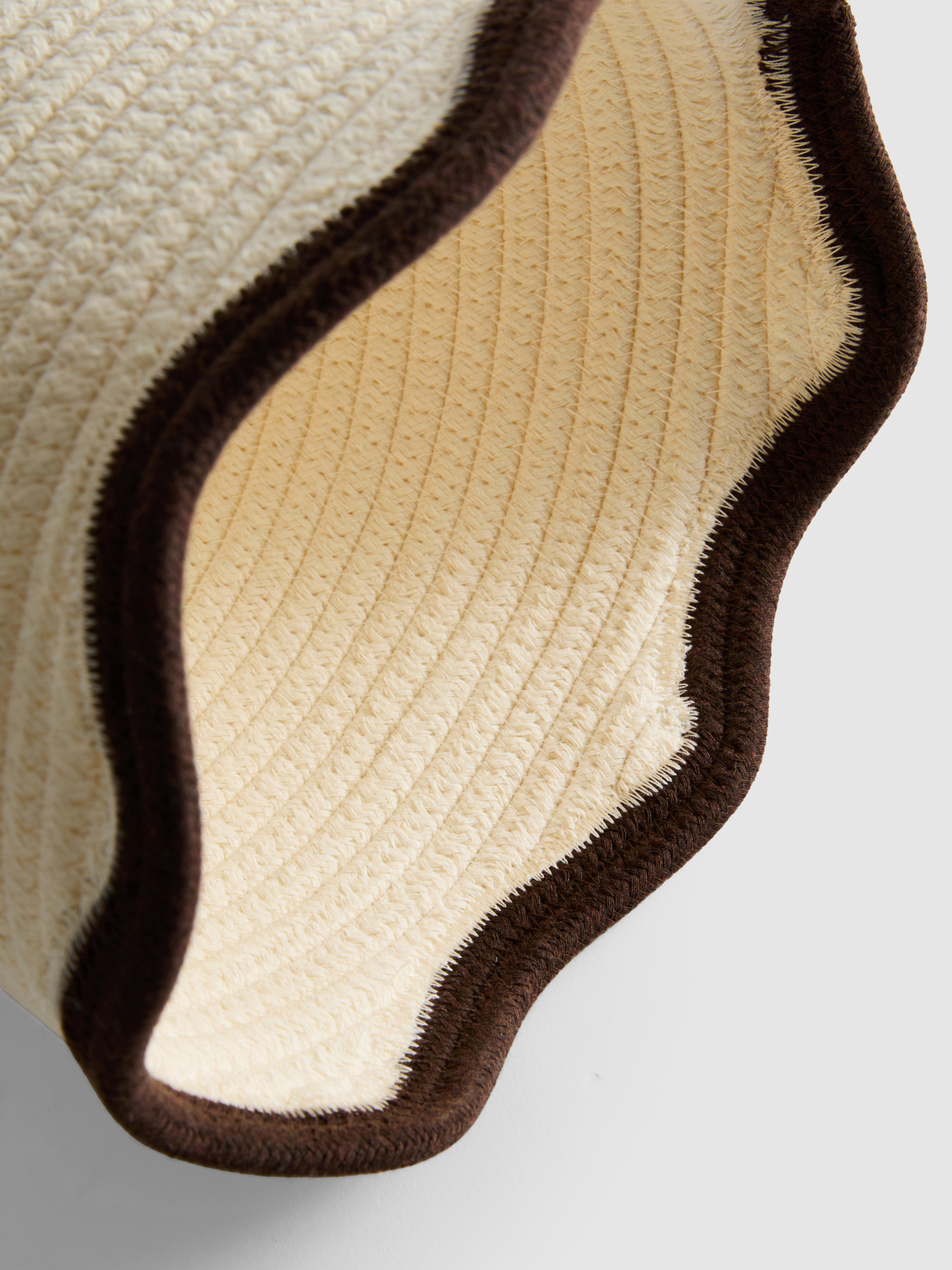 Scalloped Edge Storage Basket