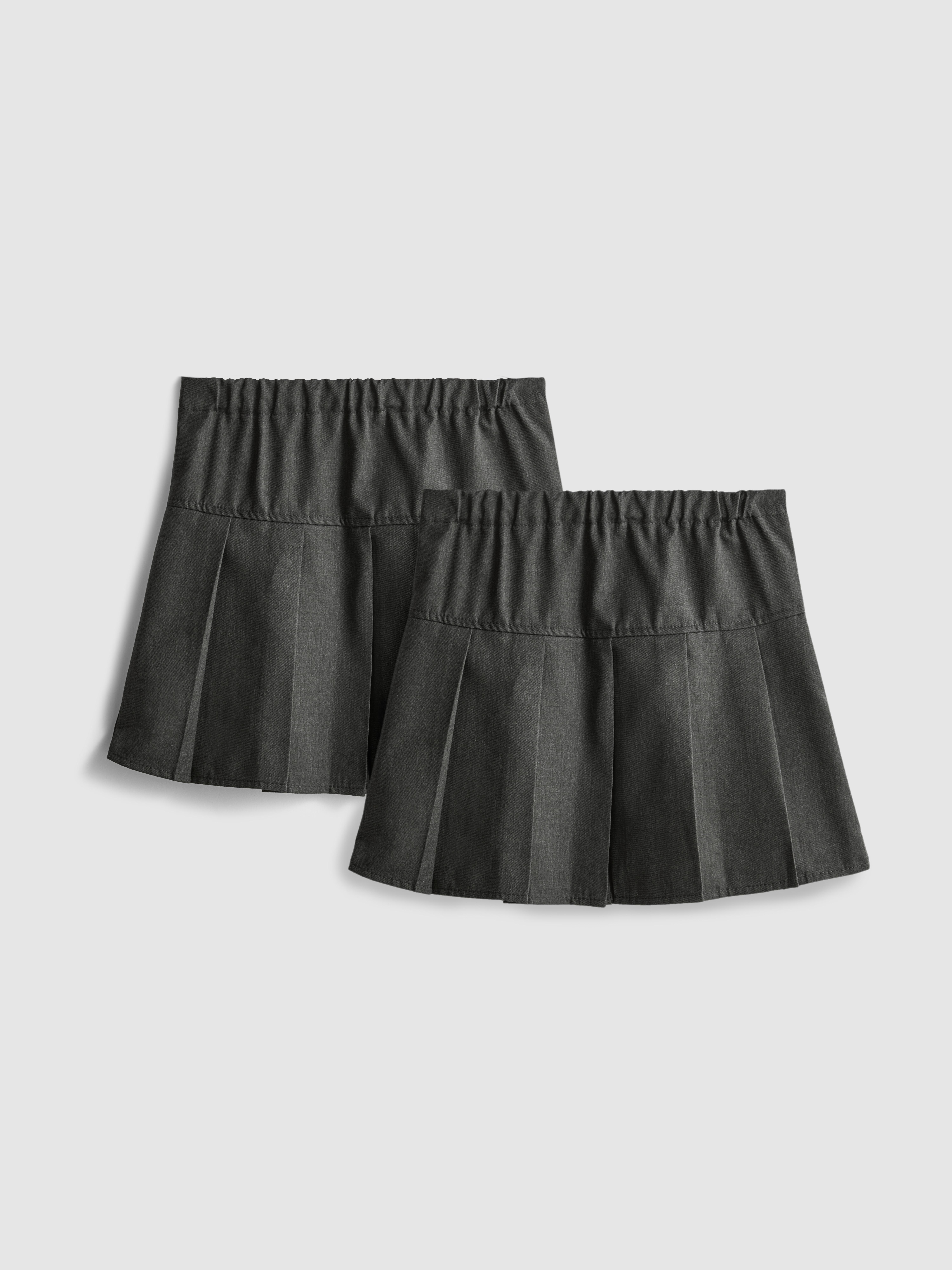 3-7yrs | 2pk Pleated School Skirts
