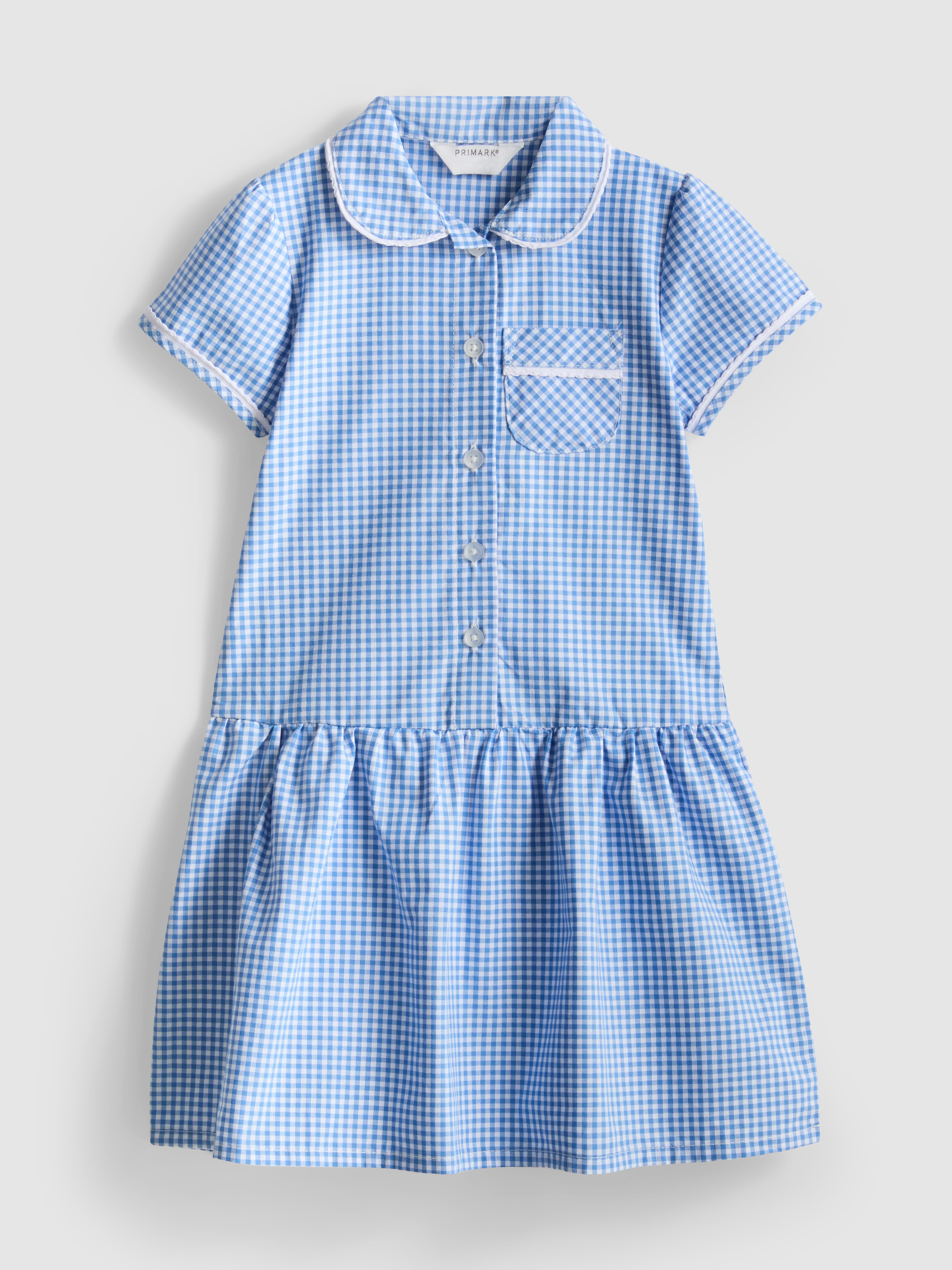 3-7yrs | Cotton Rich Gingham Check School Dress