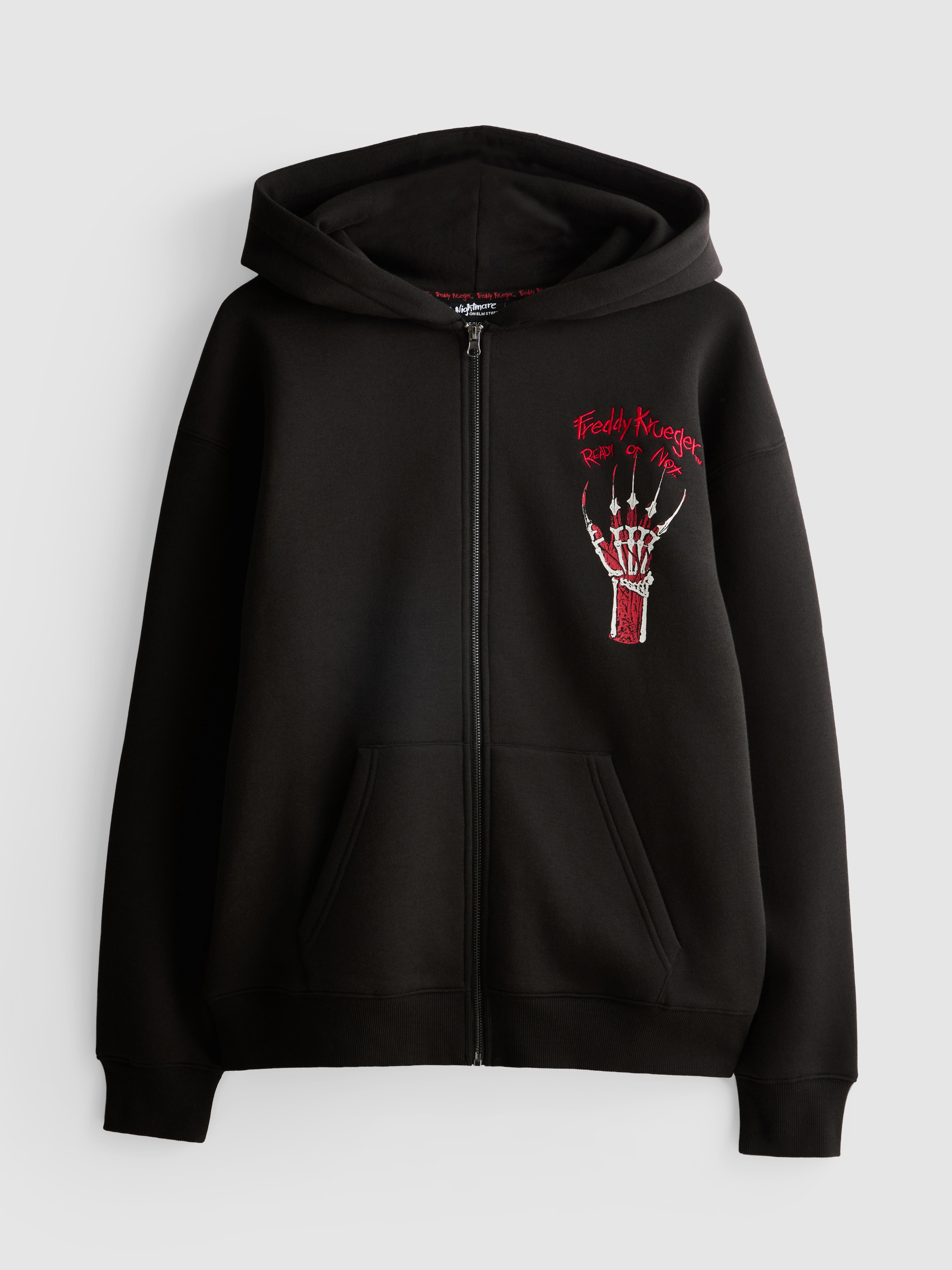 A Nightmare On Elm Street Zip Hoodie