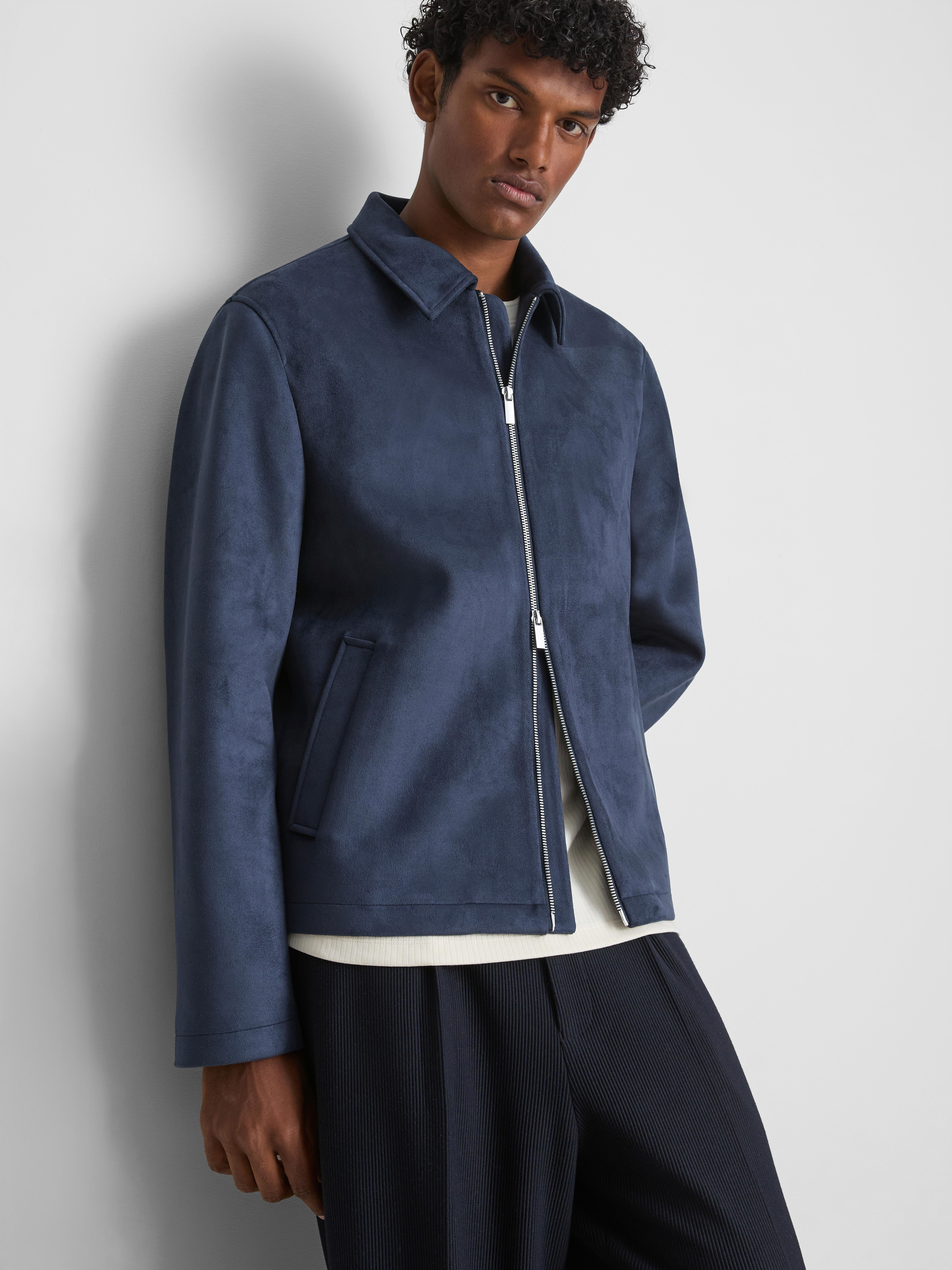 The Edit Regular Fit Suedette Jacket