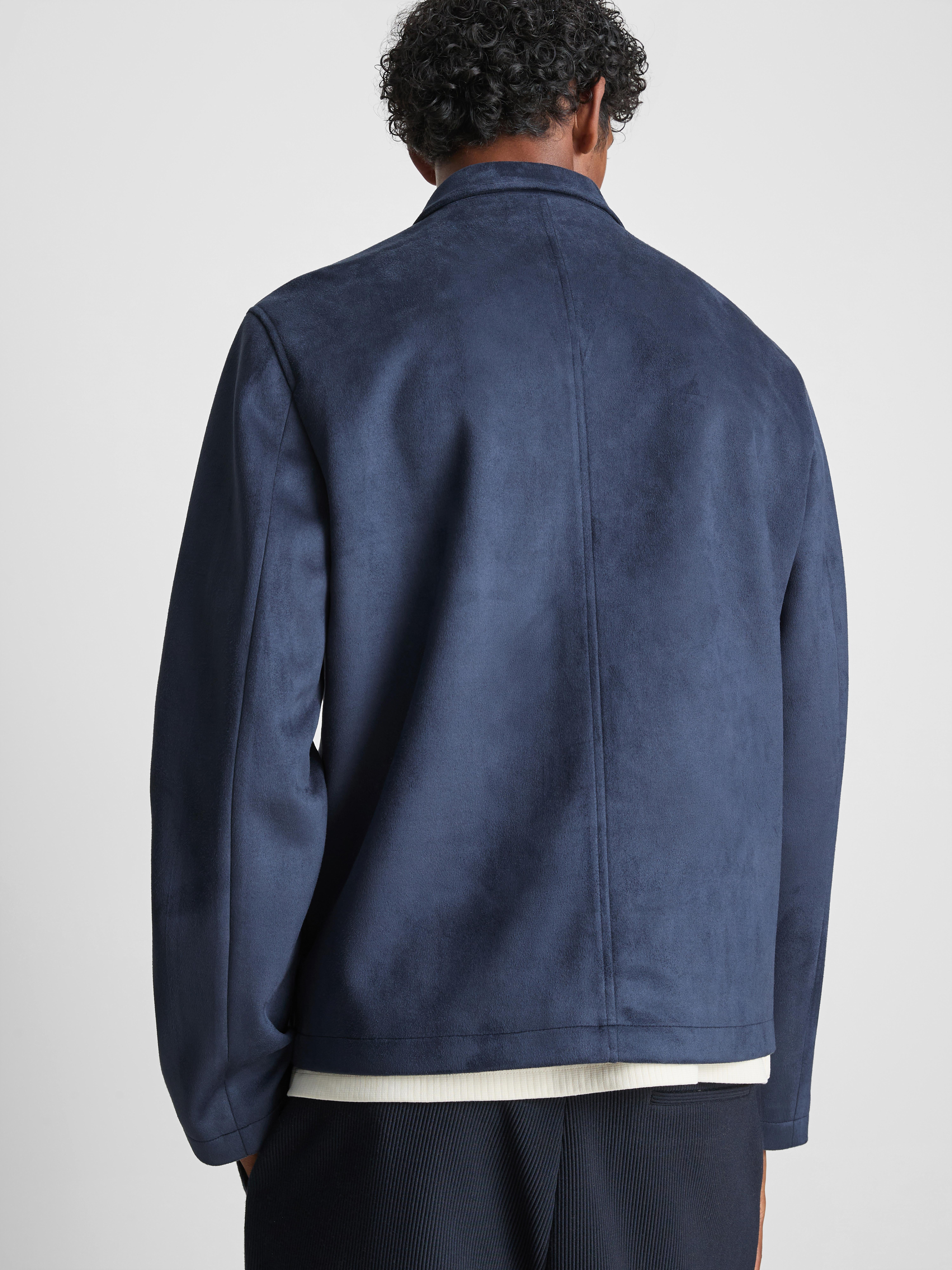 The Edit Regular Fit Suedette Jacket