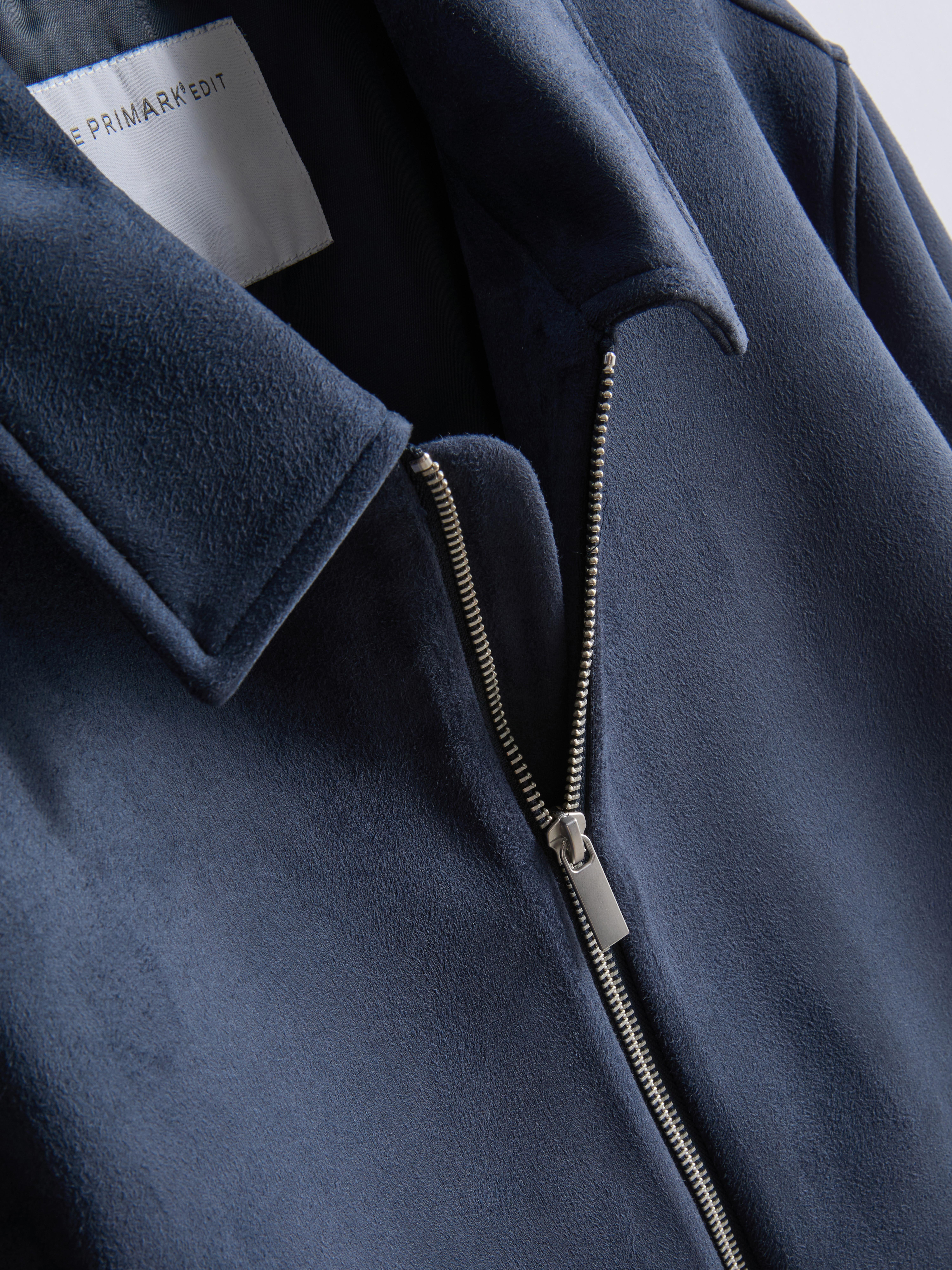 The Edit Regular Fit Suedette Jacket