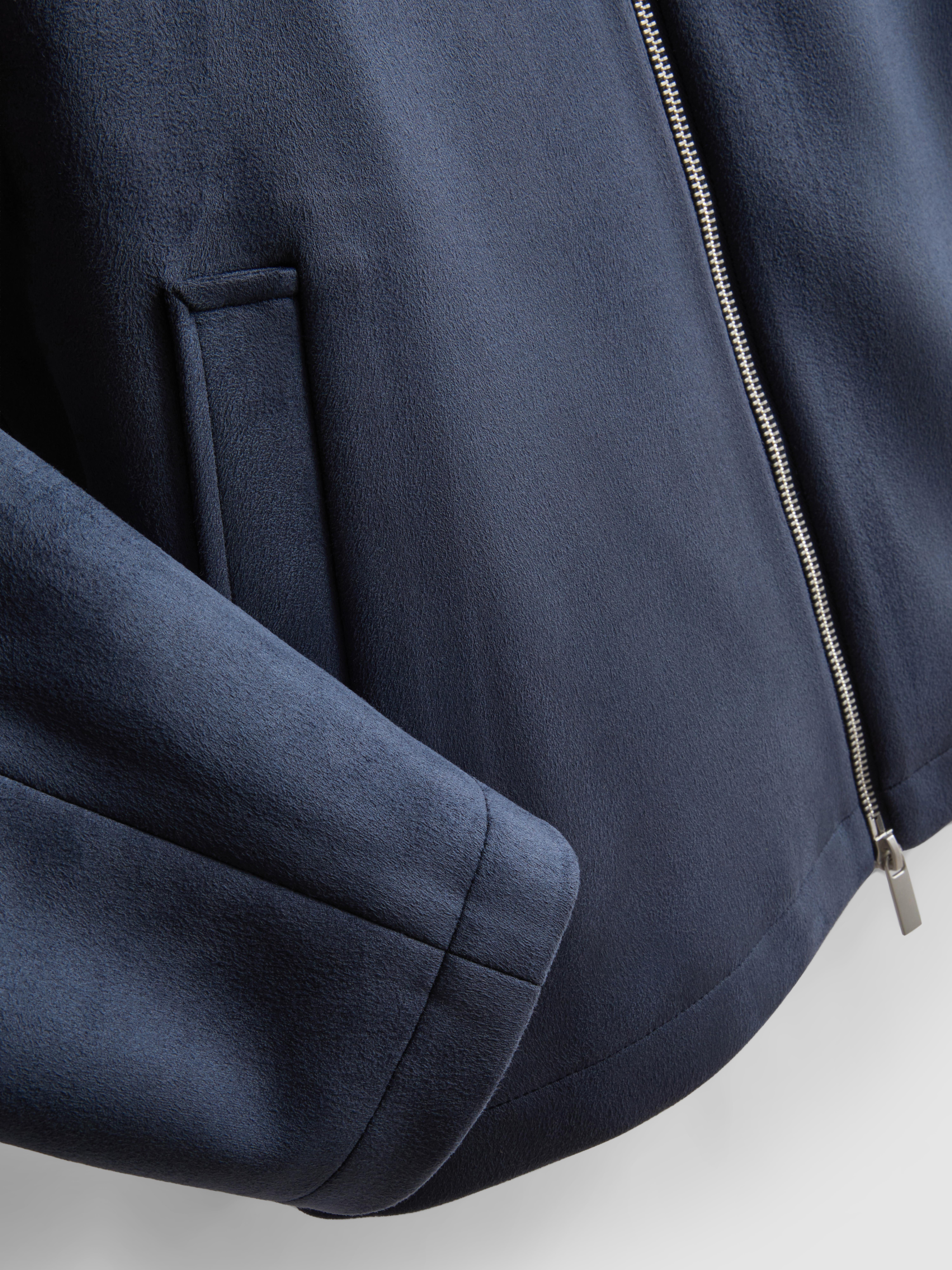 The Edit Regular Fit Suedette Jacket