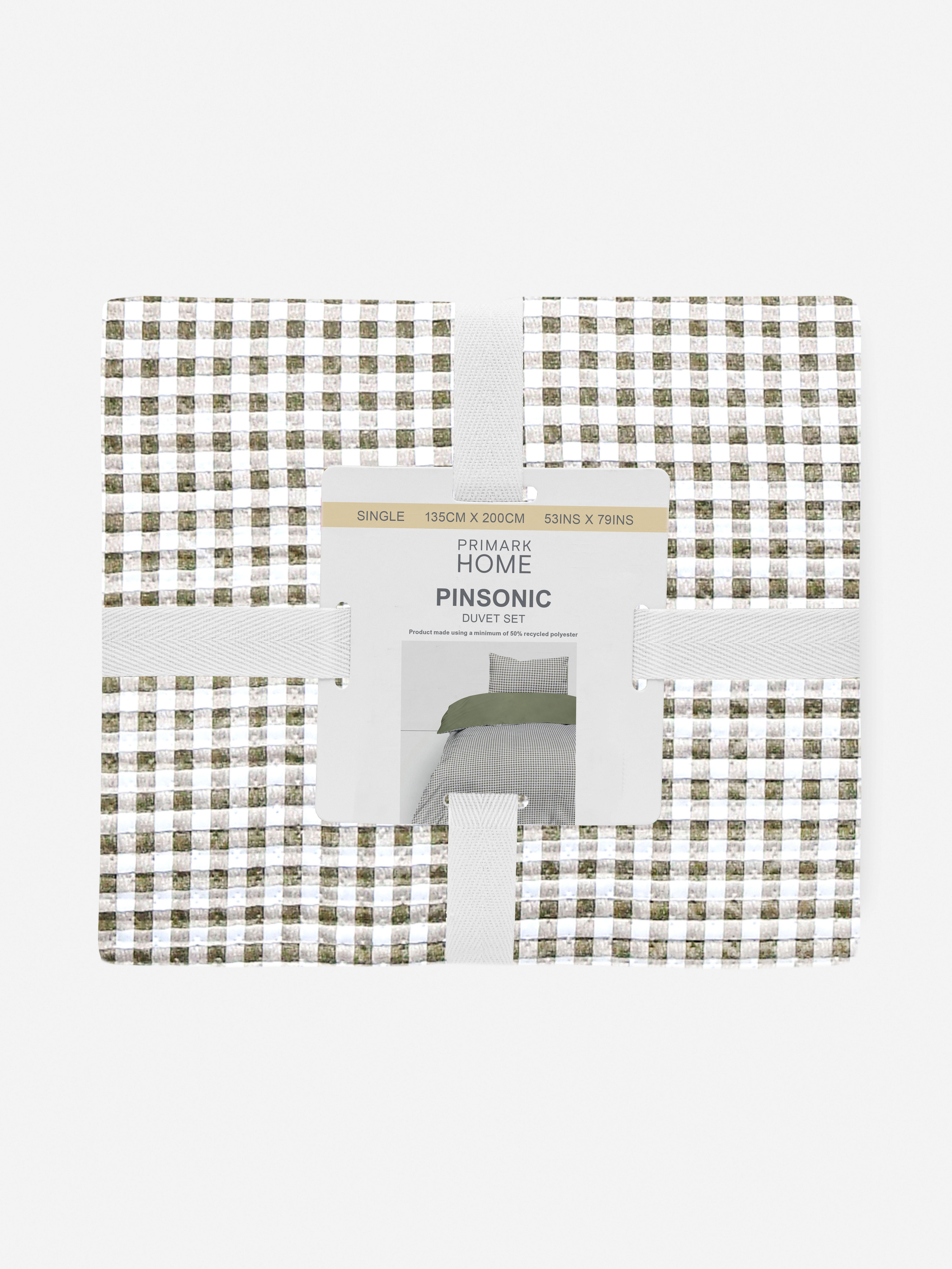 Conjunto capa edredão solteiro guingão pinsonic
