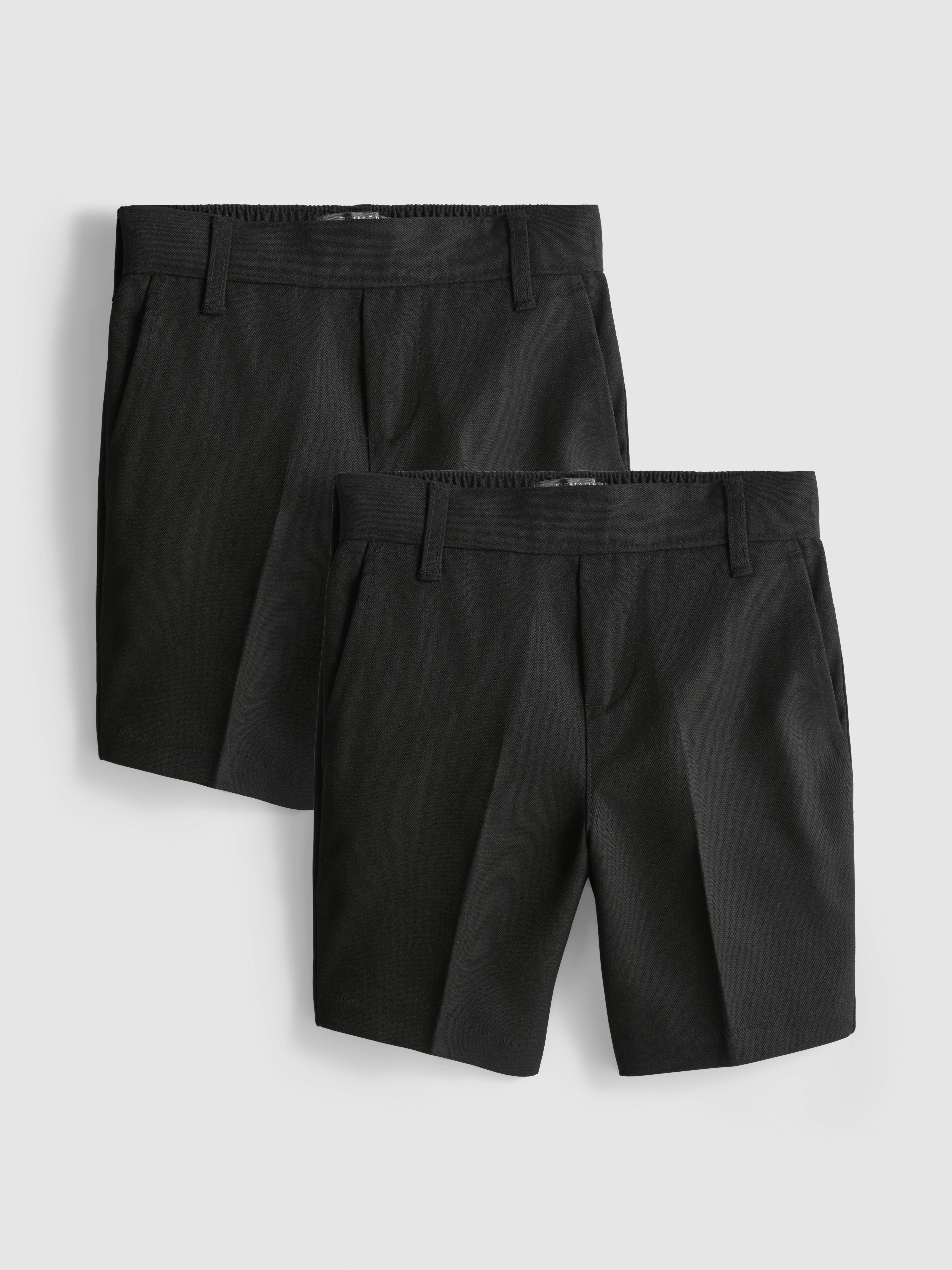 3-7yrs | 2pk Easy Iron School Shorts