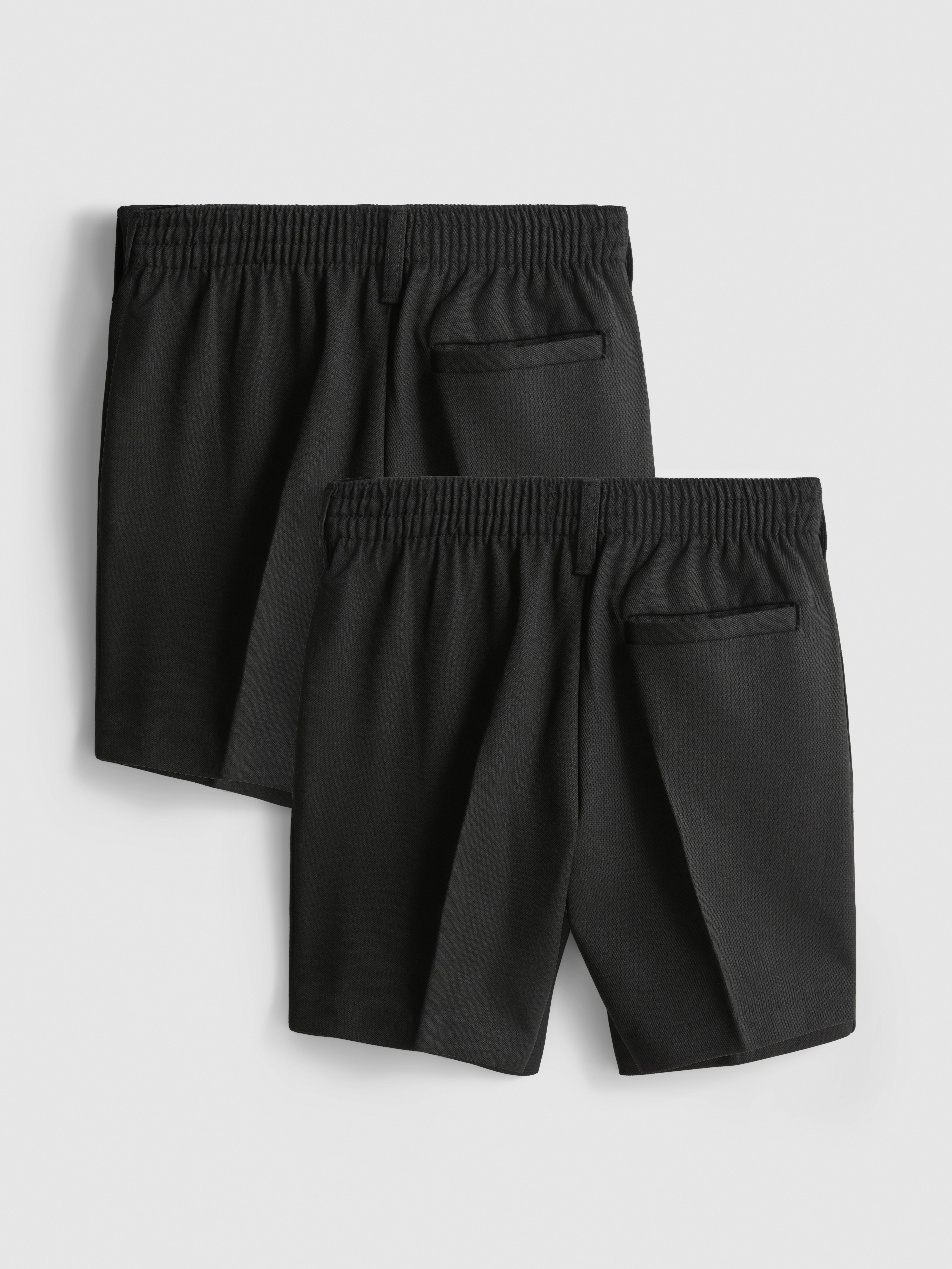 3-7yrs | 2pk Easy Iron School Shorts