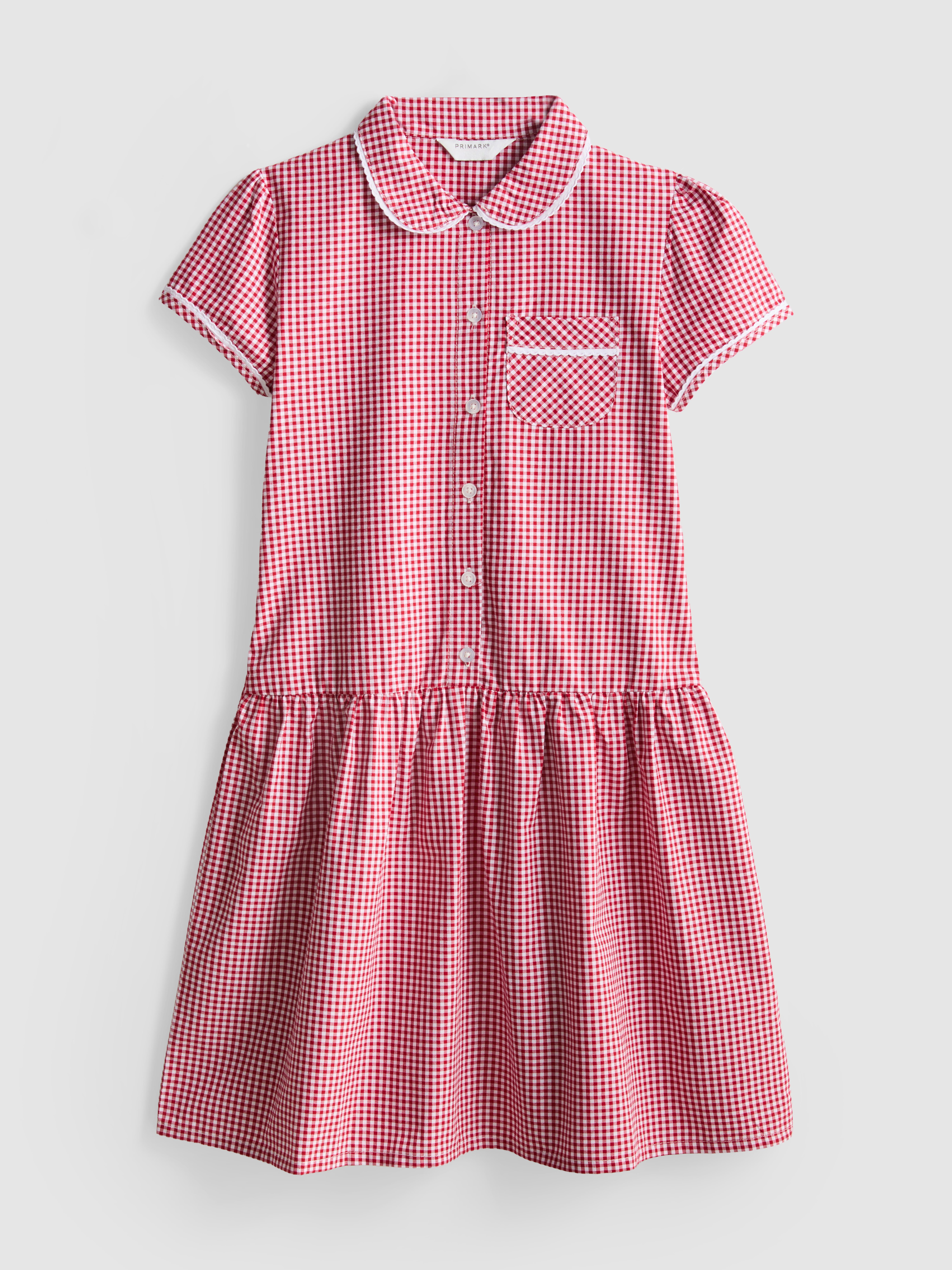 7-15yrs | Cotton Rich Gingham Check School Dress
