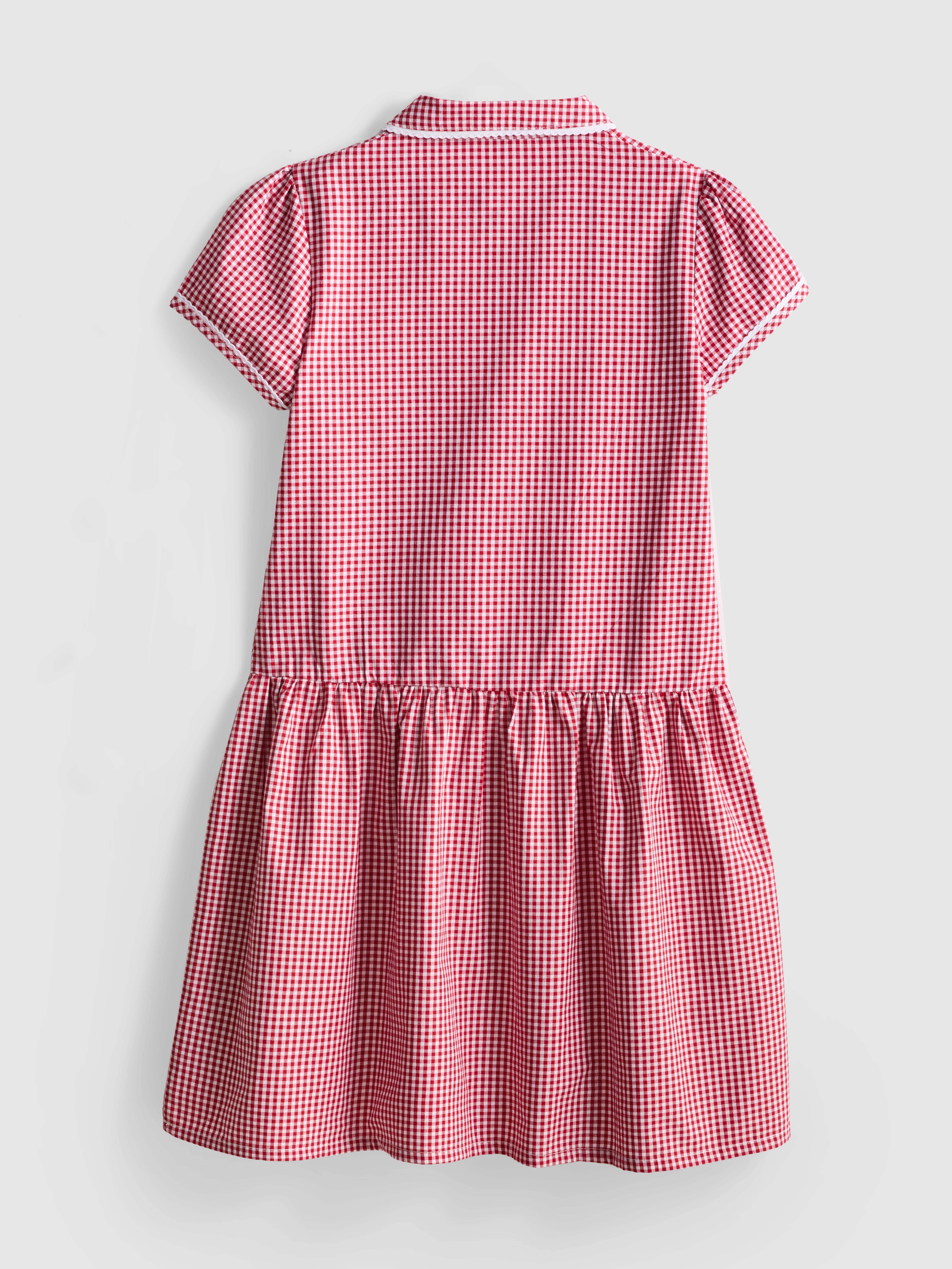 7-15yrs | Cotton Rich Gingham Check School Dress