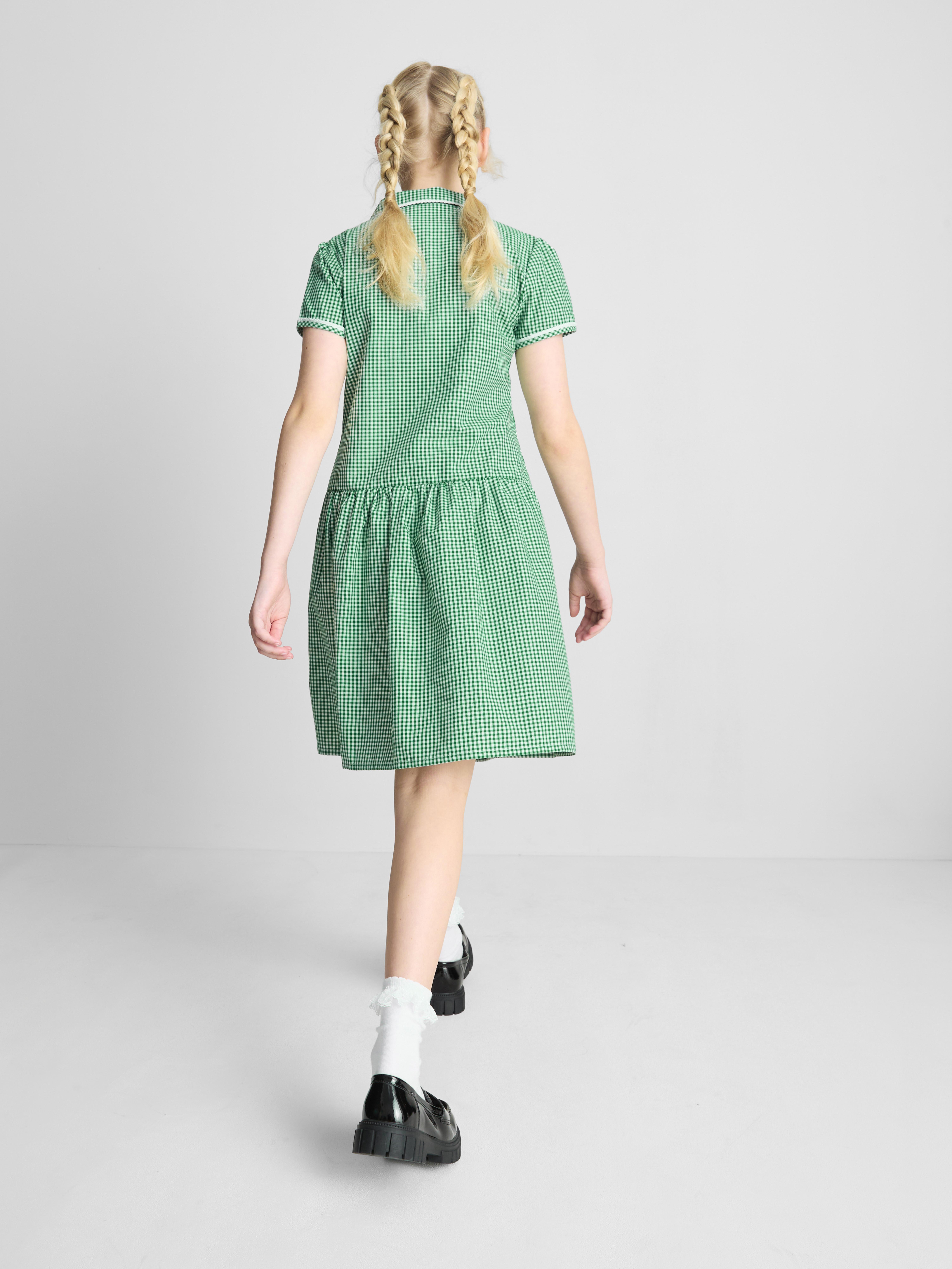 7-15yrs | Cotton Rich Gingham Check School Dress
