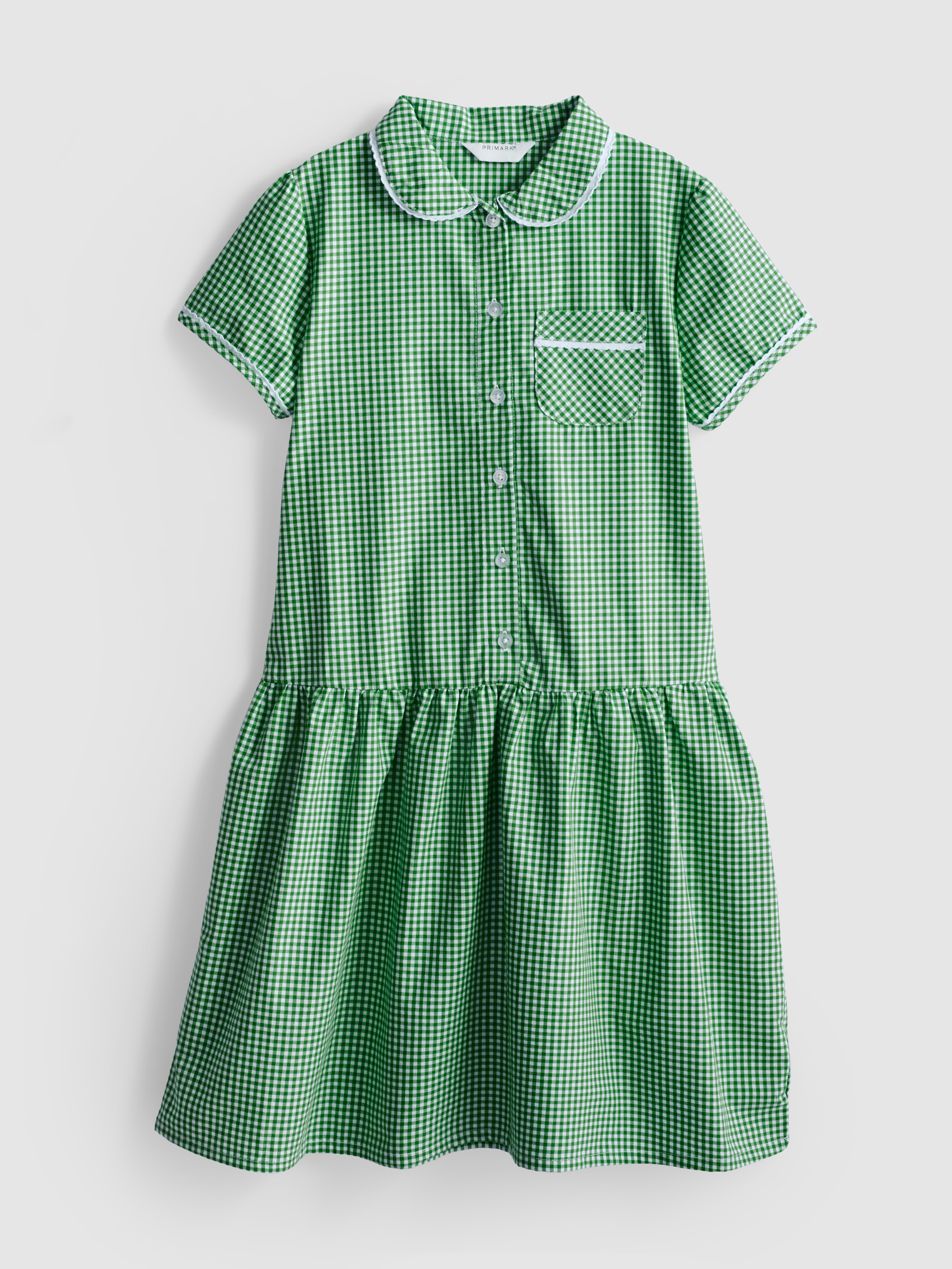 7-15yrs | Cotton Rich Gingham Check School Dress