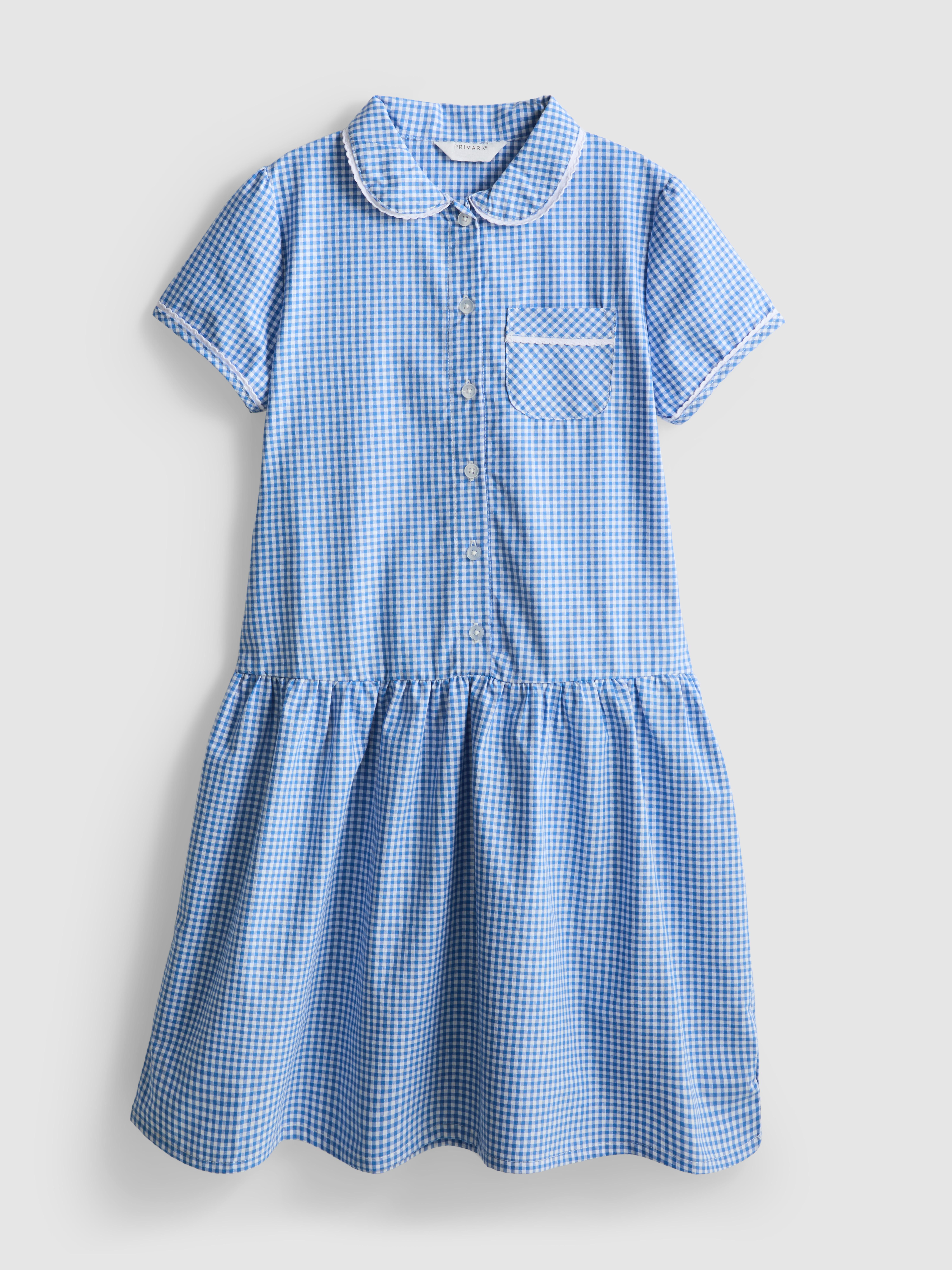7-15yrs | Cotton Rich Gingham Check School Dress