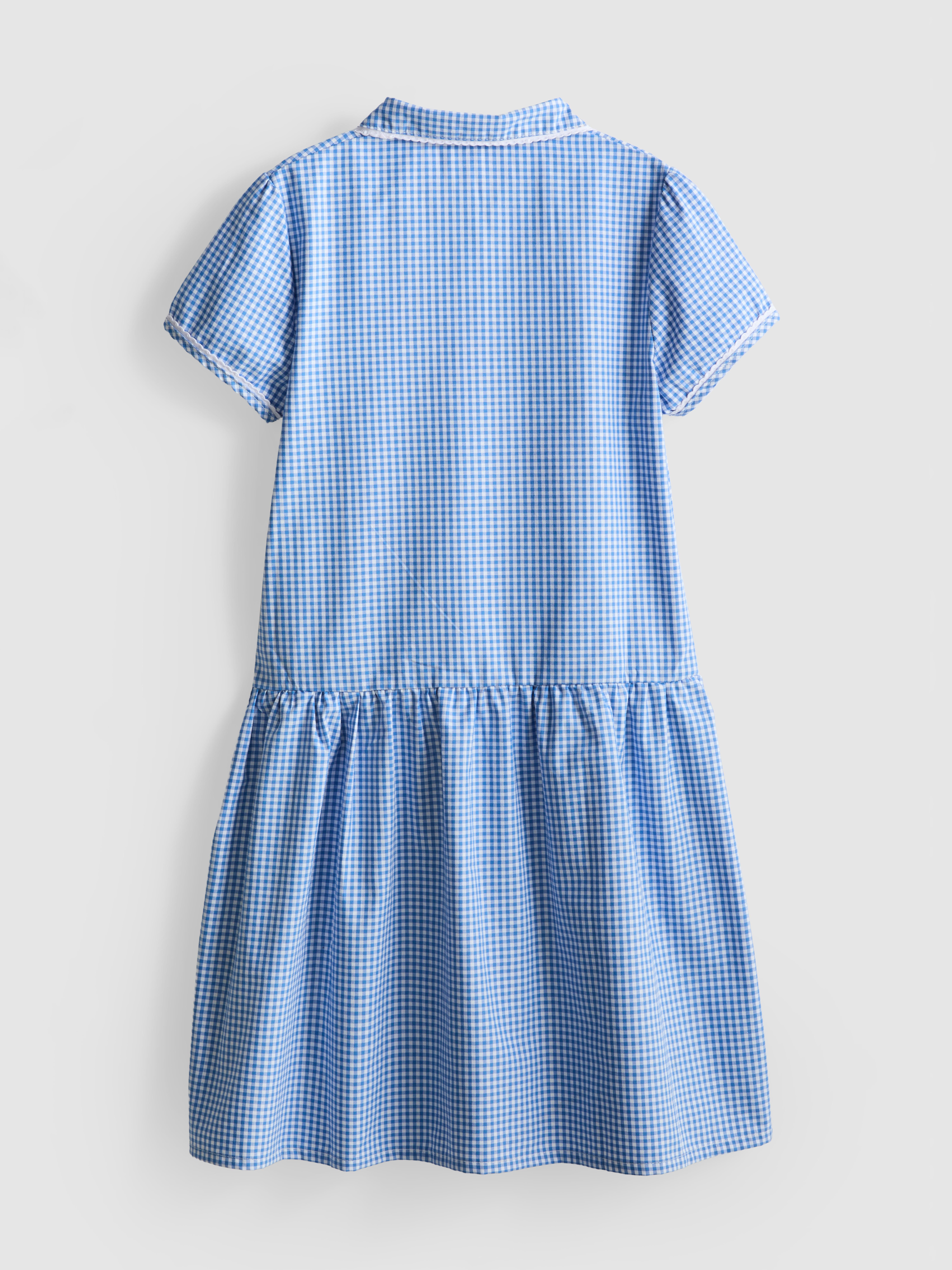 7-15yrs | Cotton Rich Gingham Check School Dress