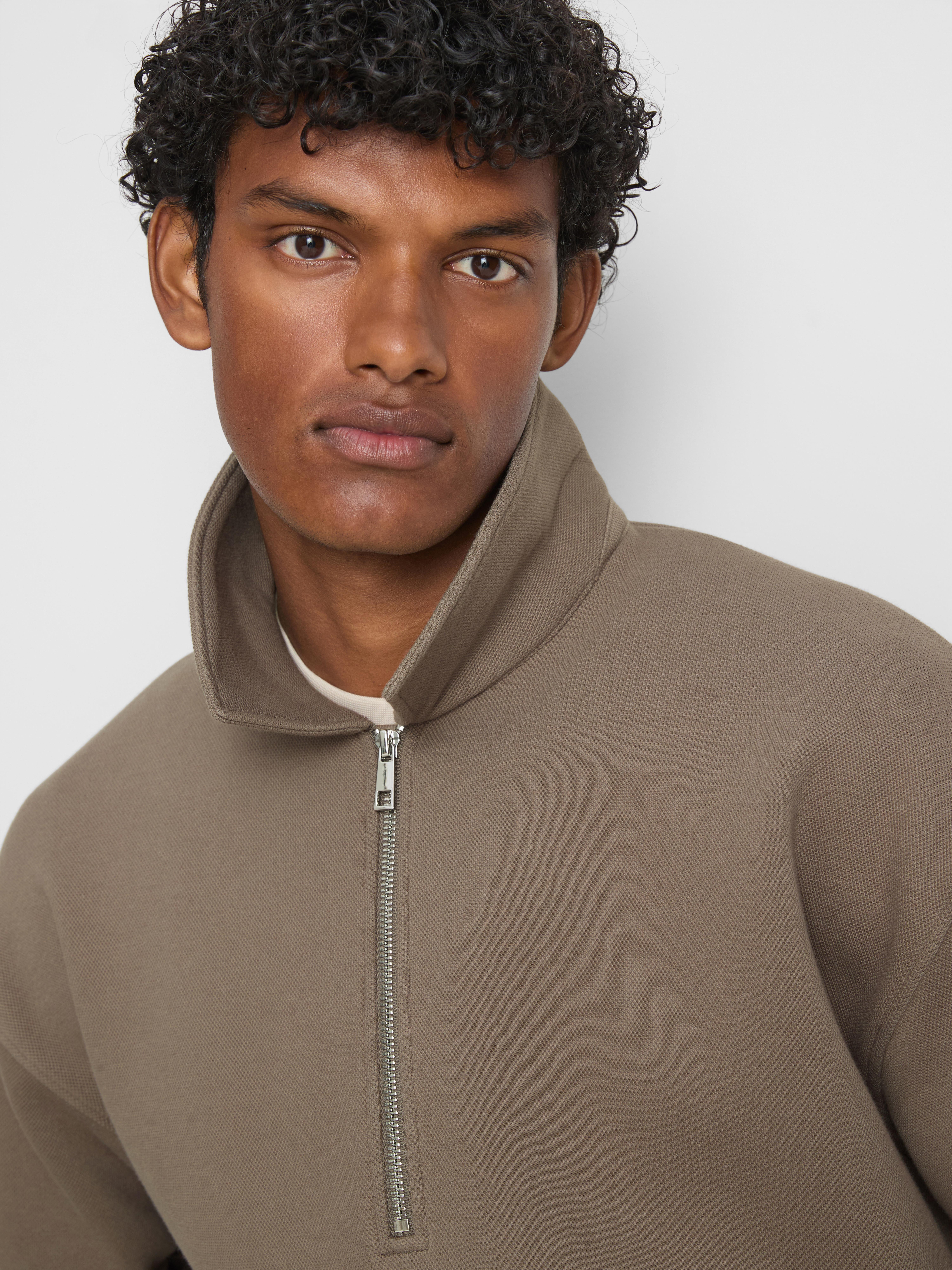 The Edit Quarter Zip Sweatshirt