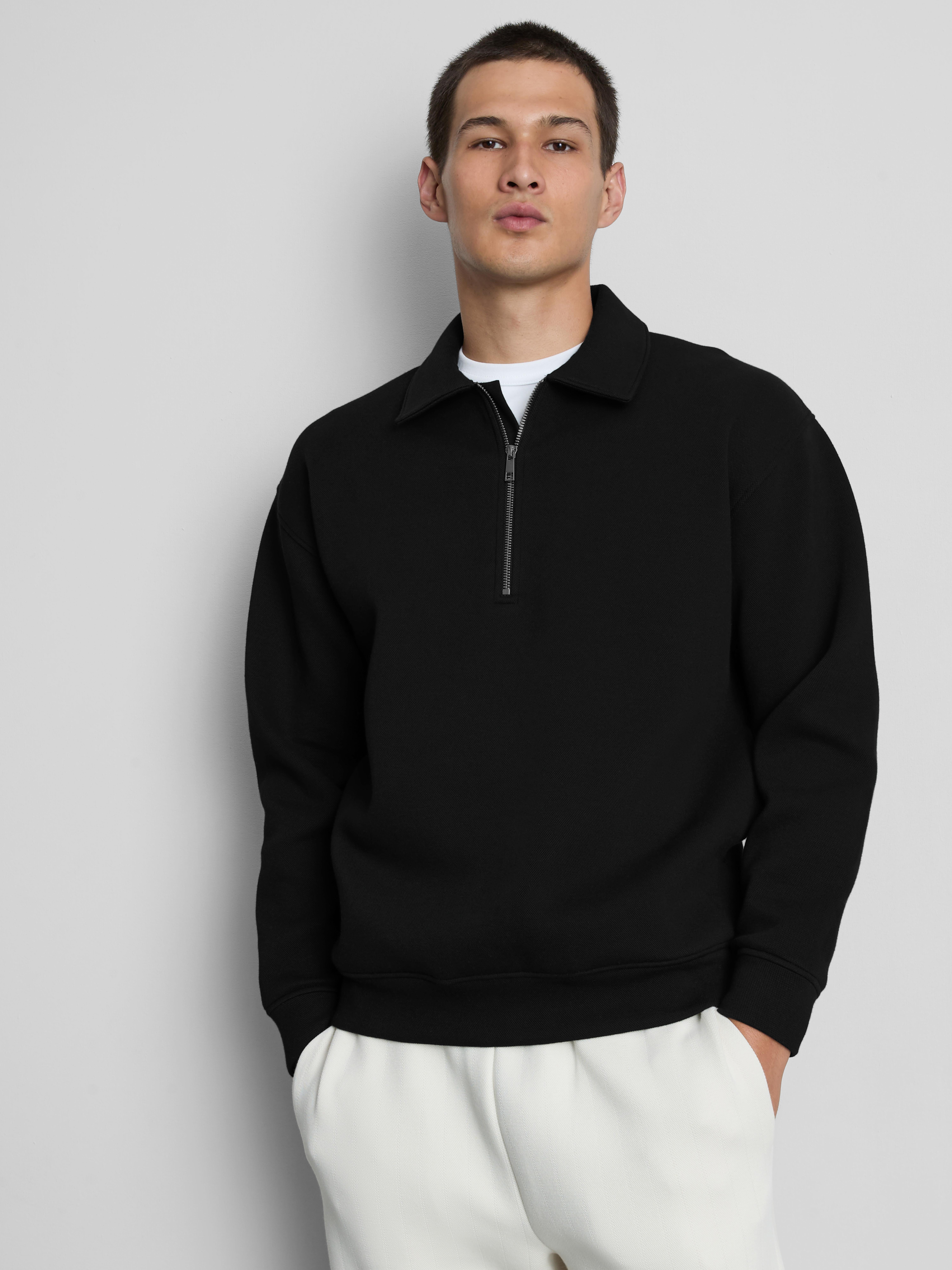 The Edit Quarter Zip Sweatshirt