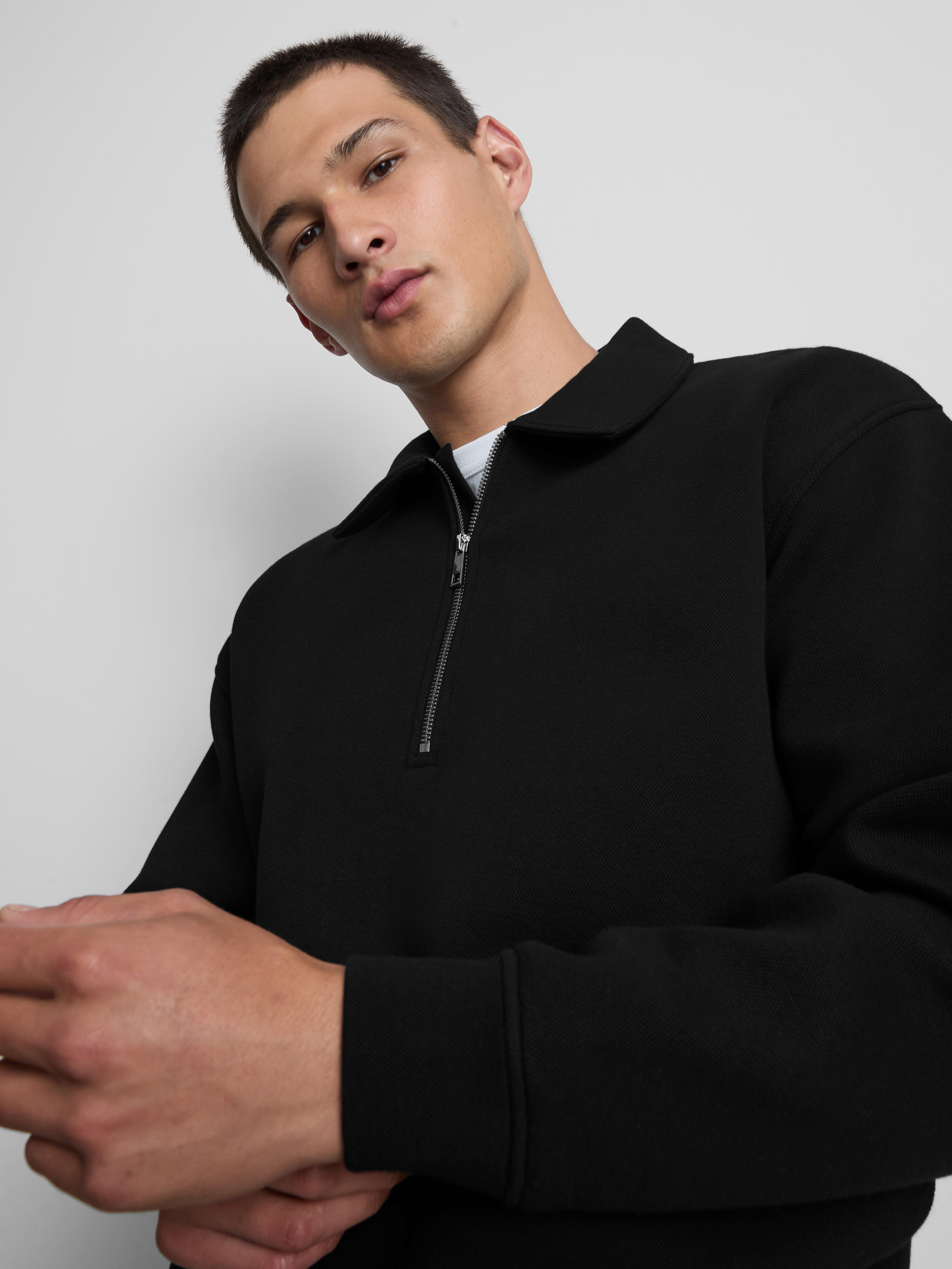 The Edit Quarter Zip Sweatshirt