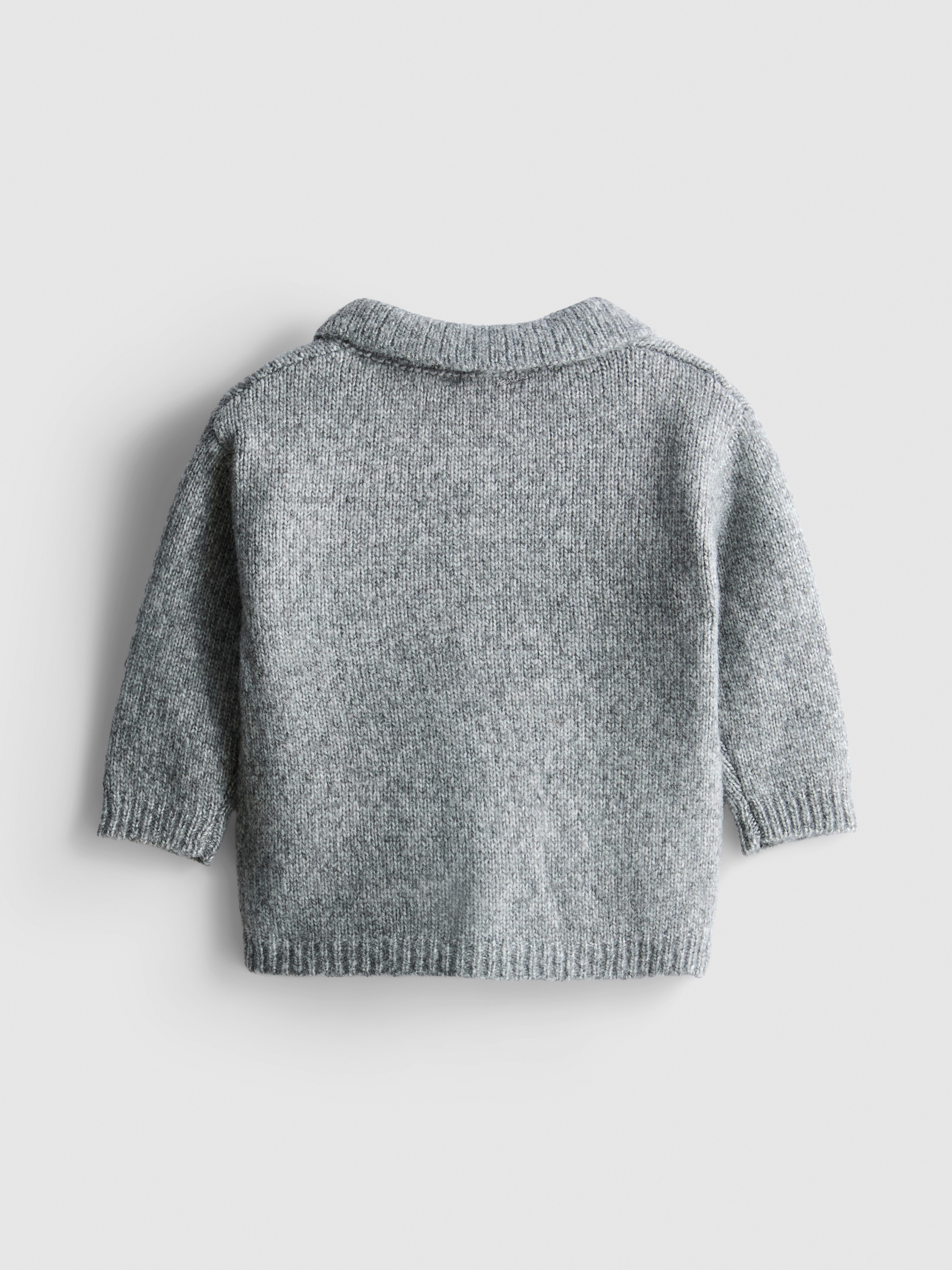 0-18mths | Dog Pocket Knit Cardigan