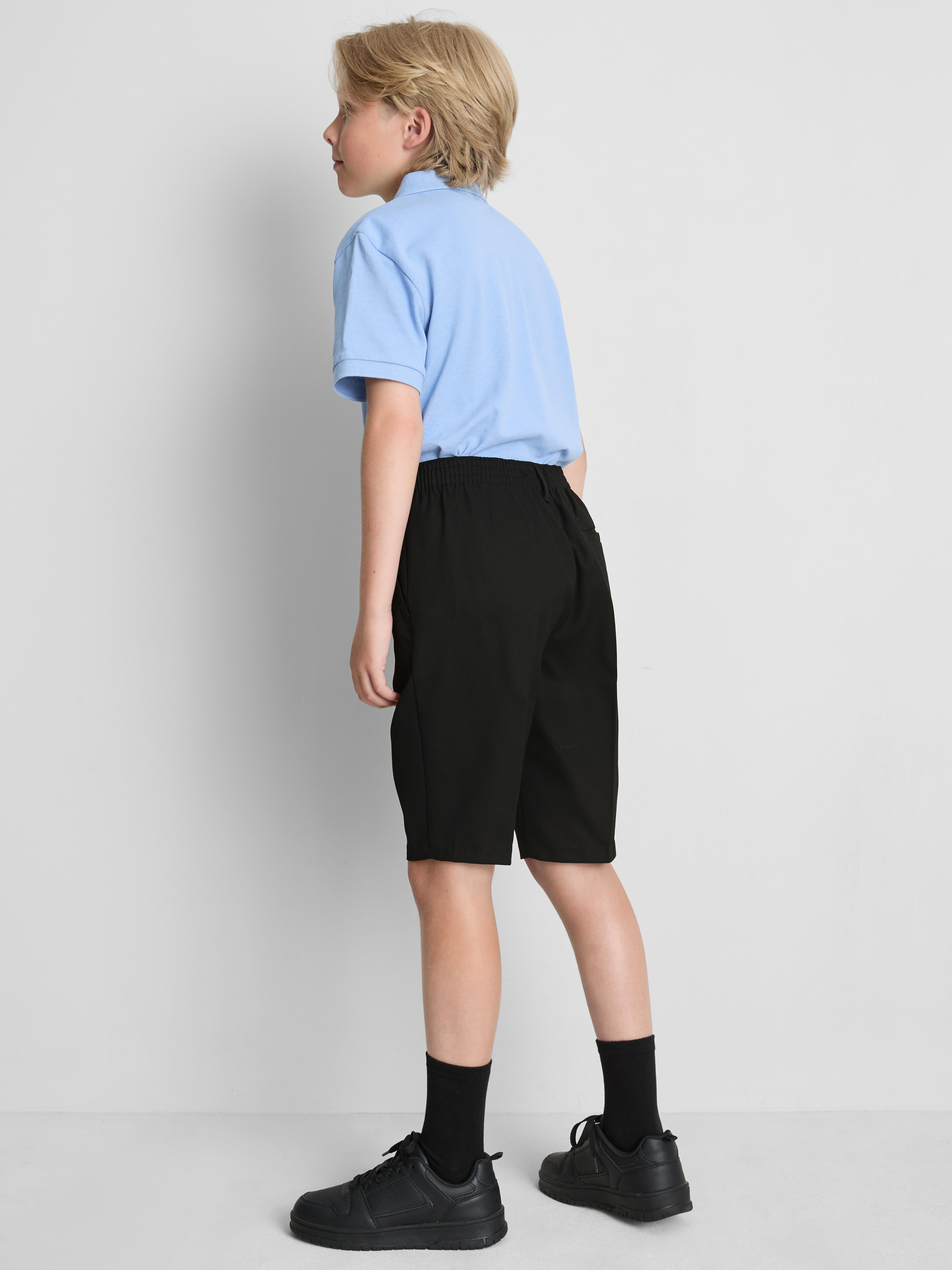 7-15yrs | 2pk Easy Iron School Shorts