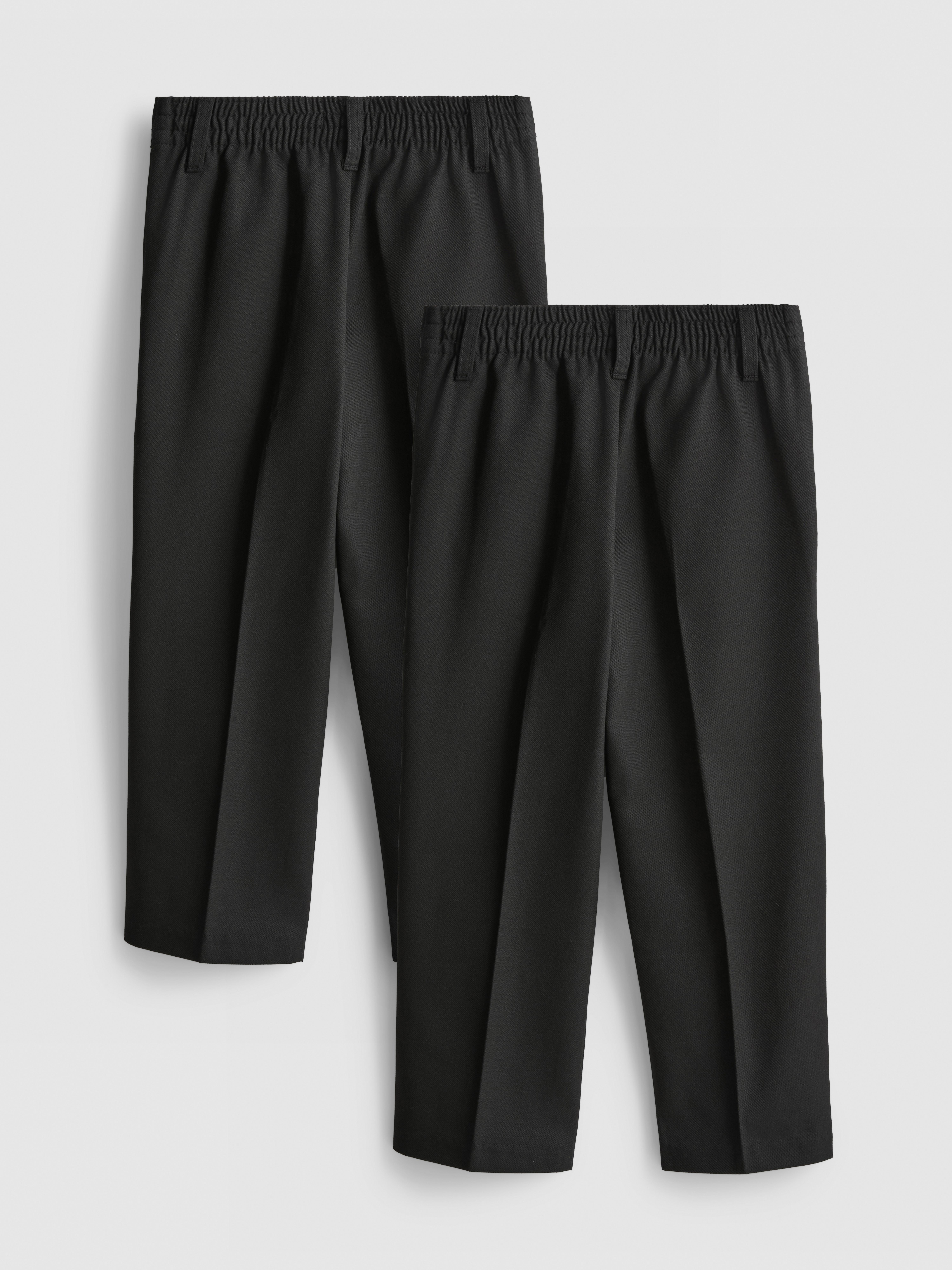 3-7yrs | 2pk Easy Iron School Trousers